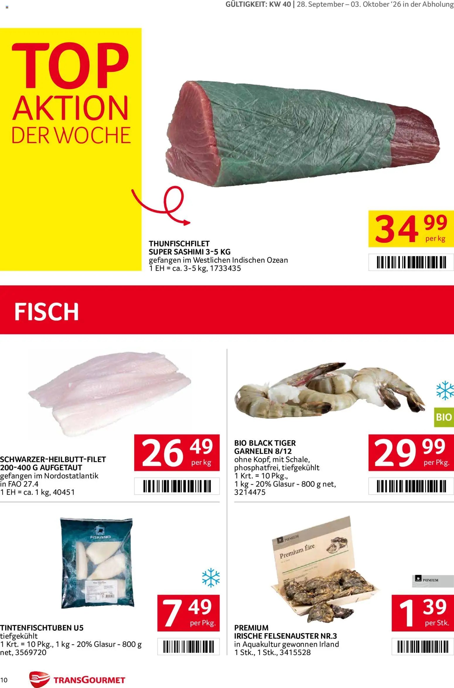 Transgourmet Flugblatt