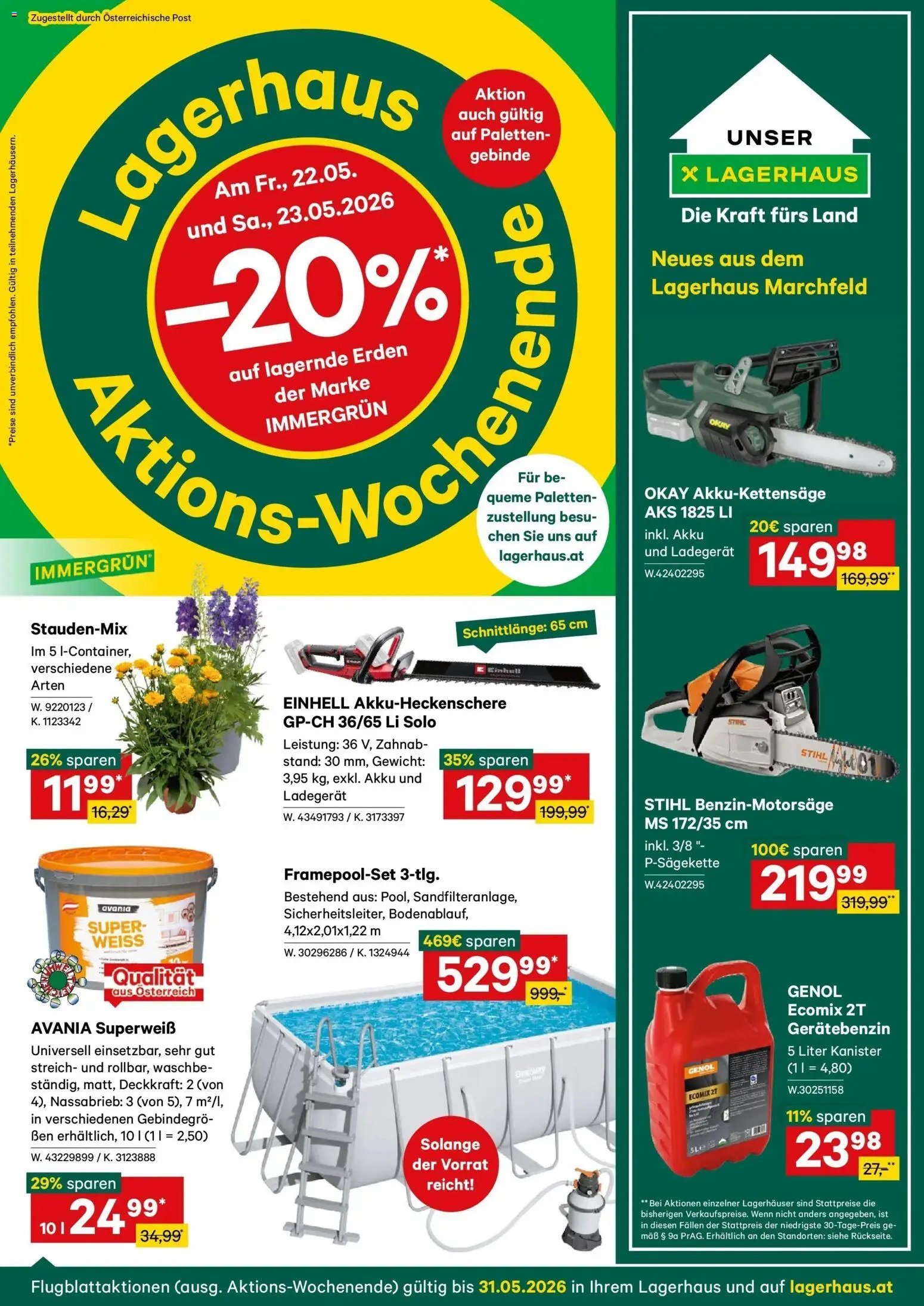 Lagerhaus Wochen Angebote