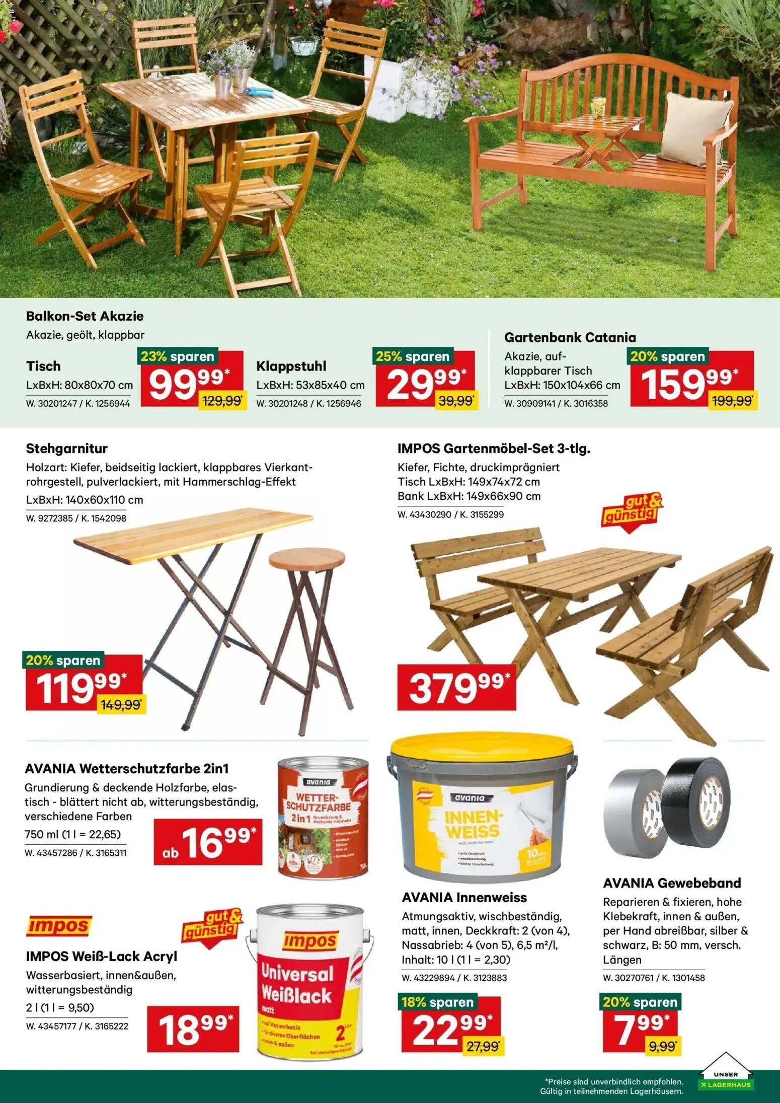 Lagerhaus Wochen Angebote