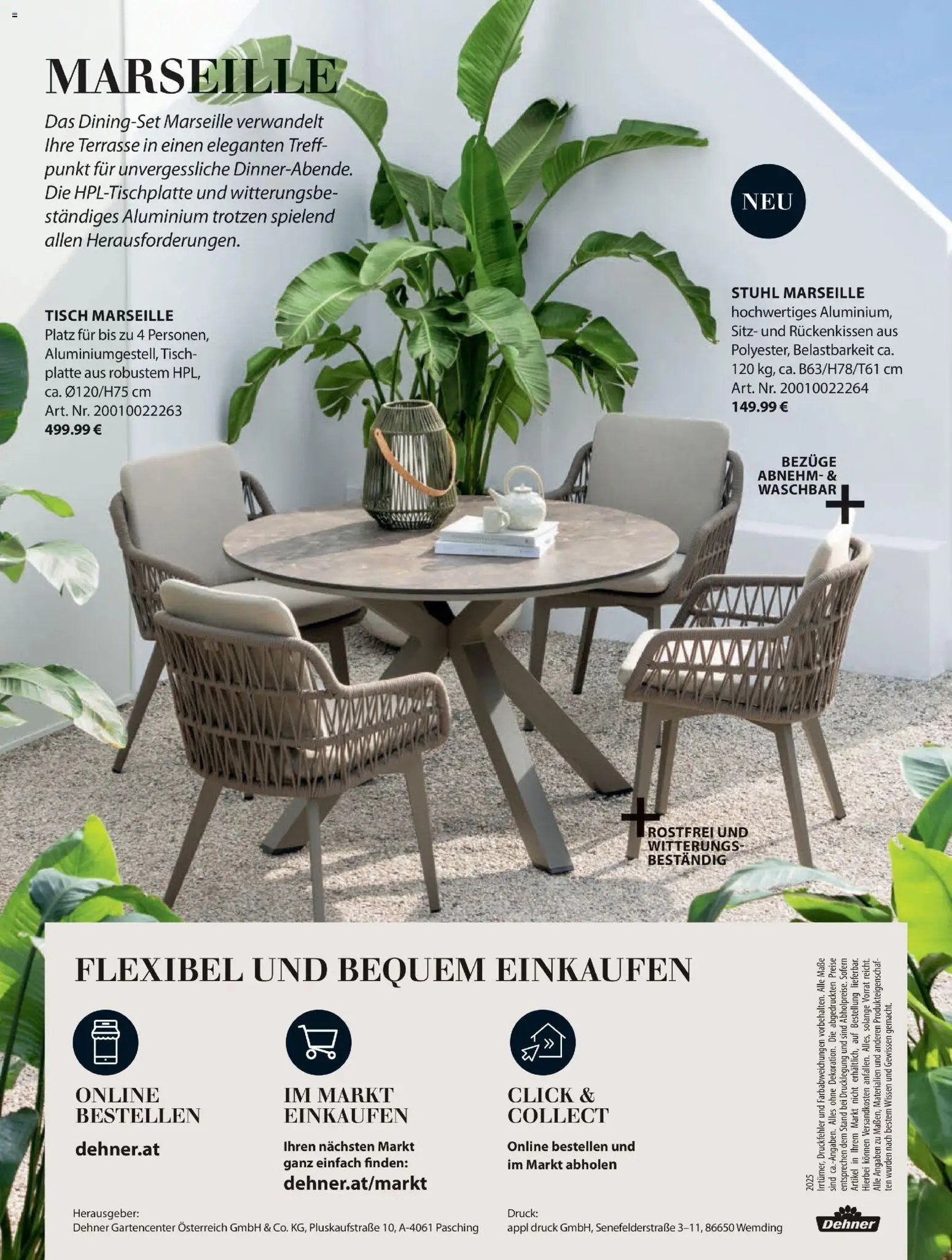 Dehner Gartenmöbel Trends 2026
