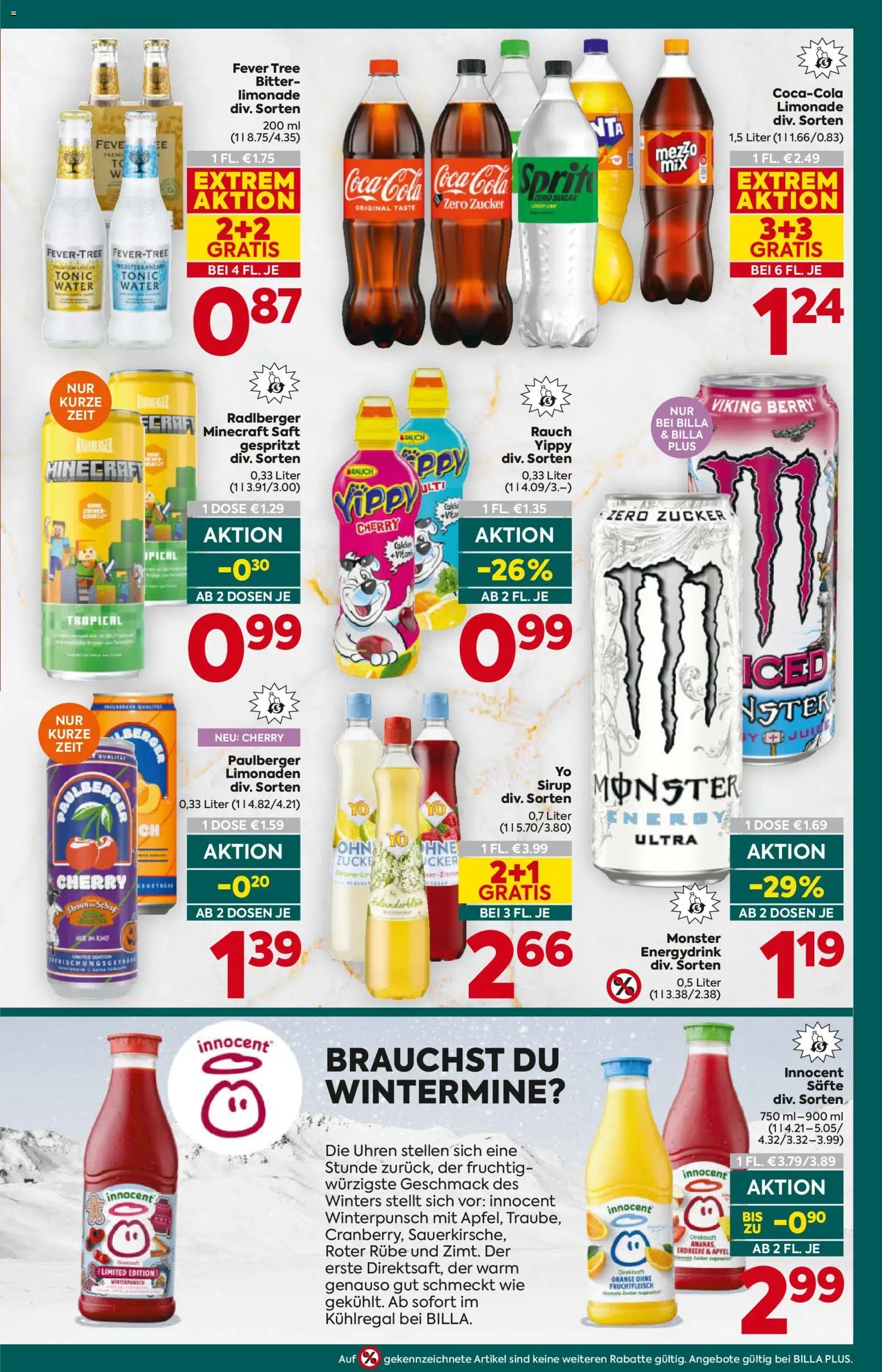 Billa Plus Flugblatt