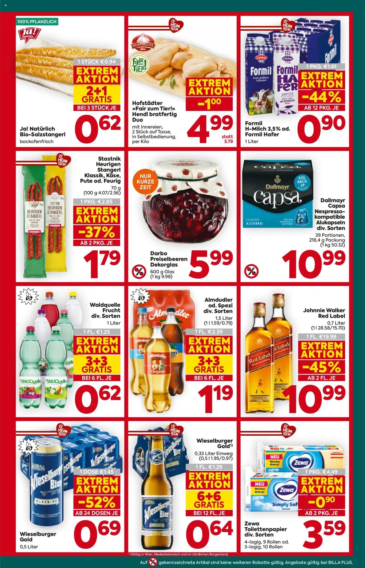 Billa Plus Flugblatt