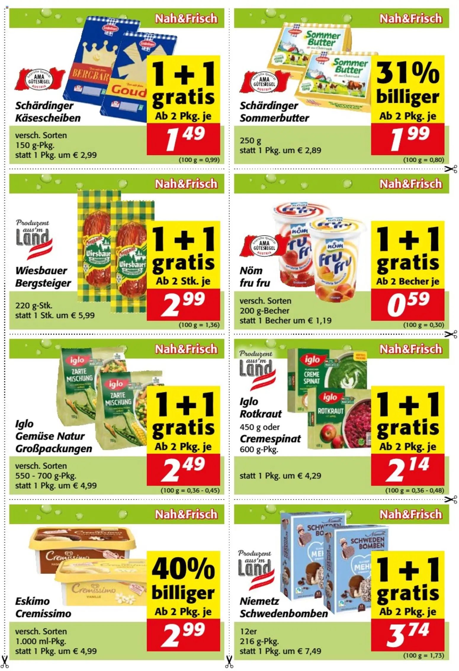 Nah und Frisch Gutscheinheft