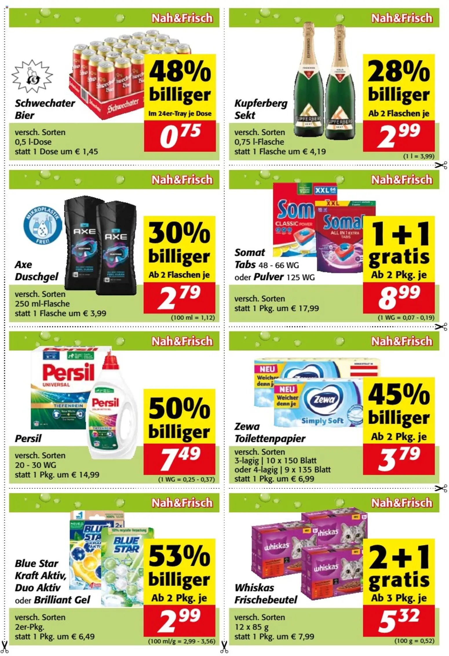 Nah und Frisch Gutscheinheft