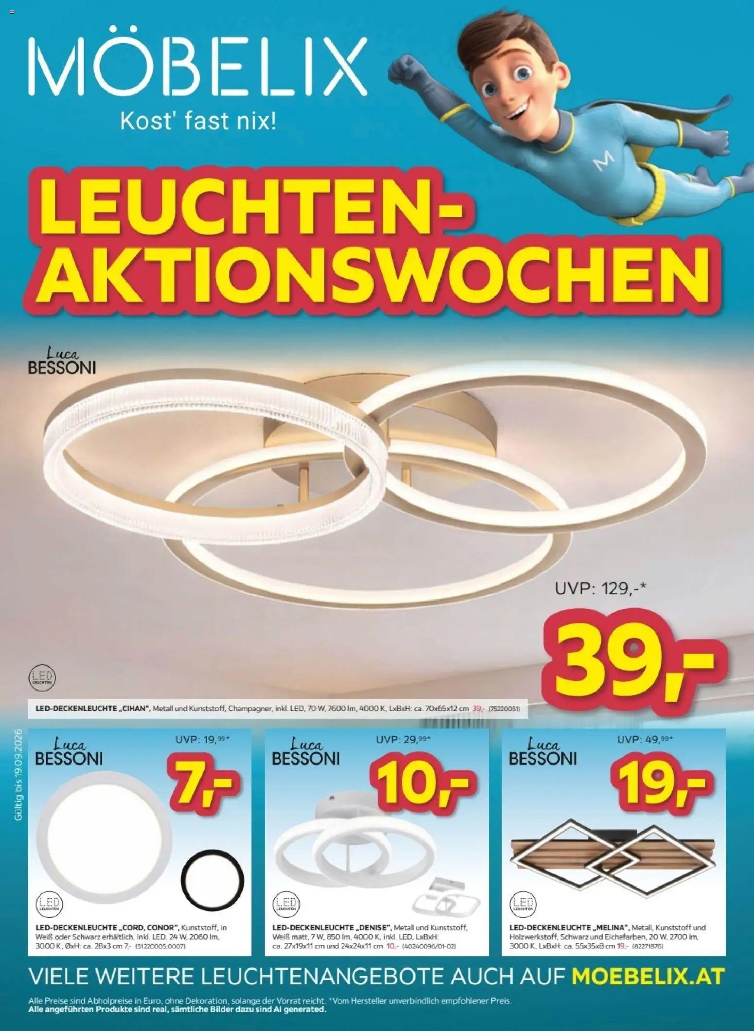 Möbelix Leuchten - Aktionswochen