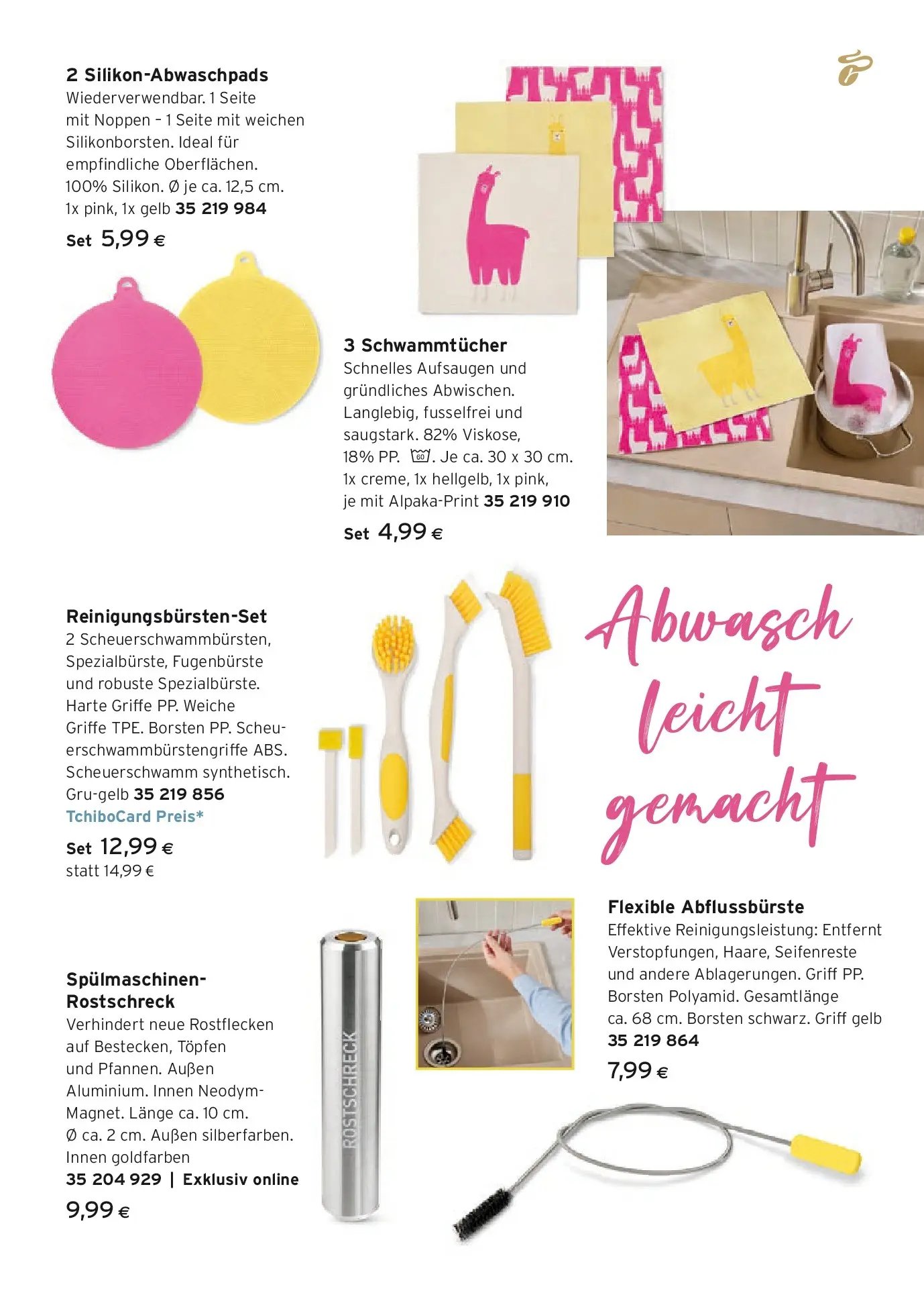 Tchibo Eduscho - Tchibo: Einfach putzig