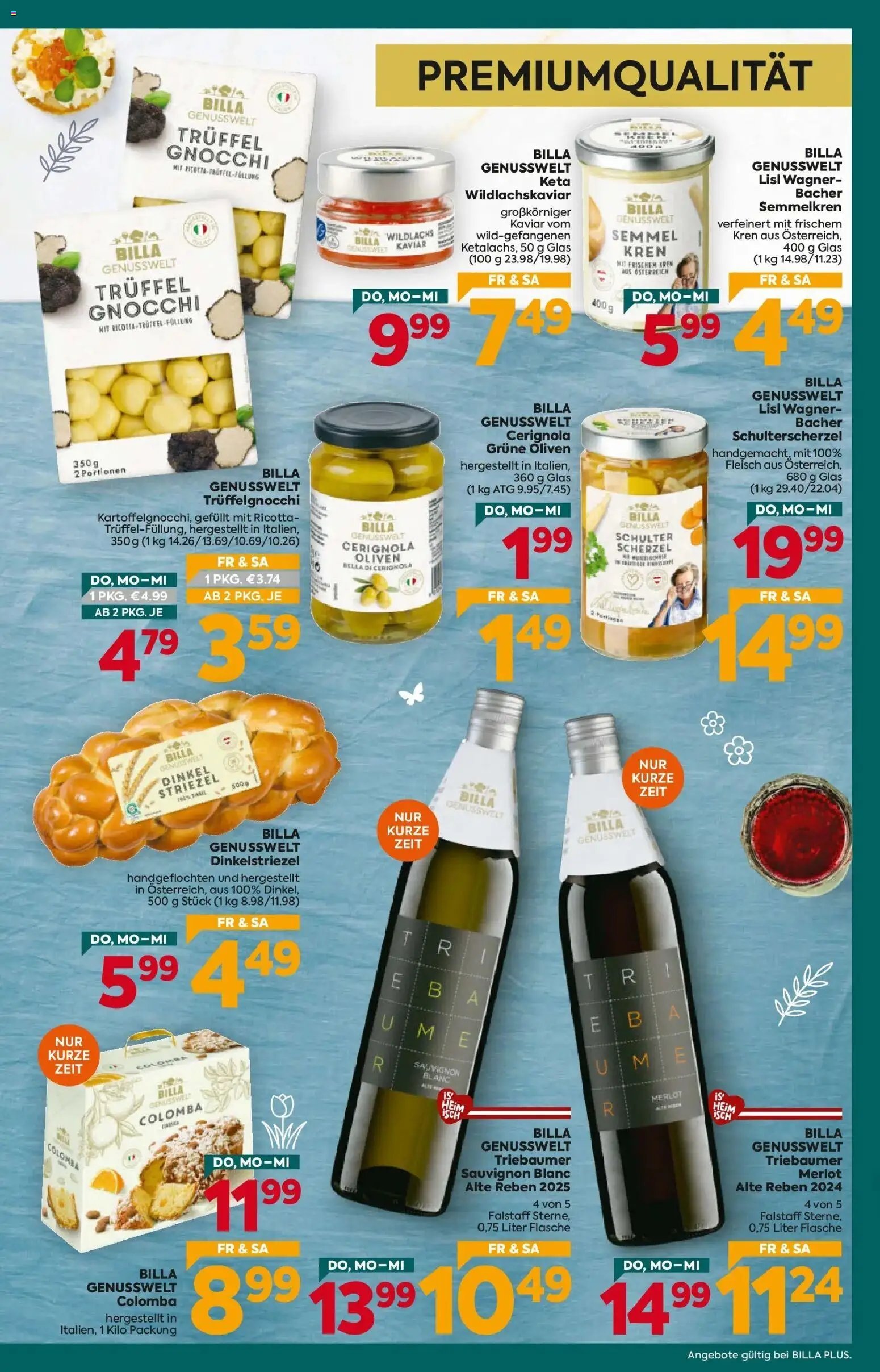 Billa Plus Flugblatt - Burgenland