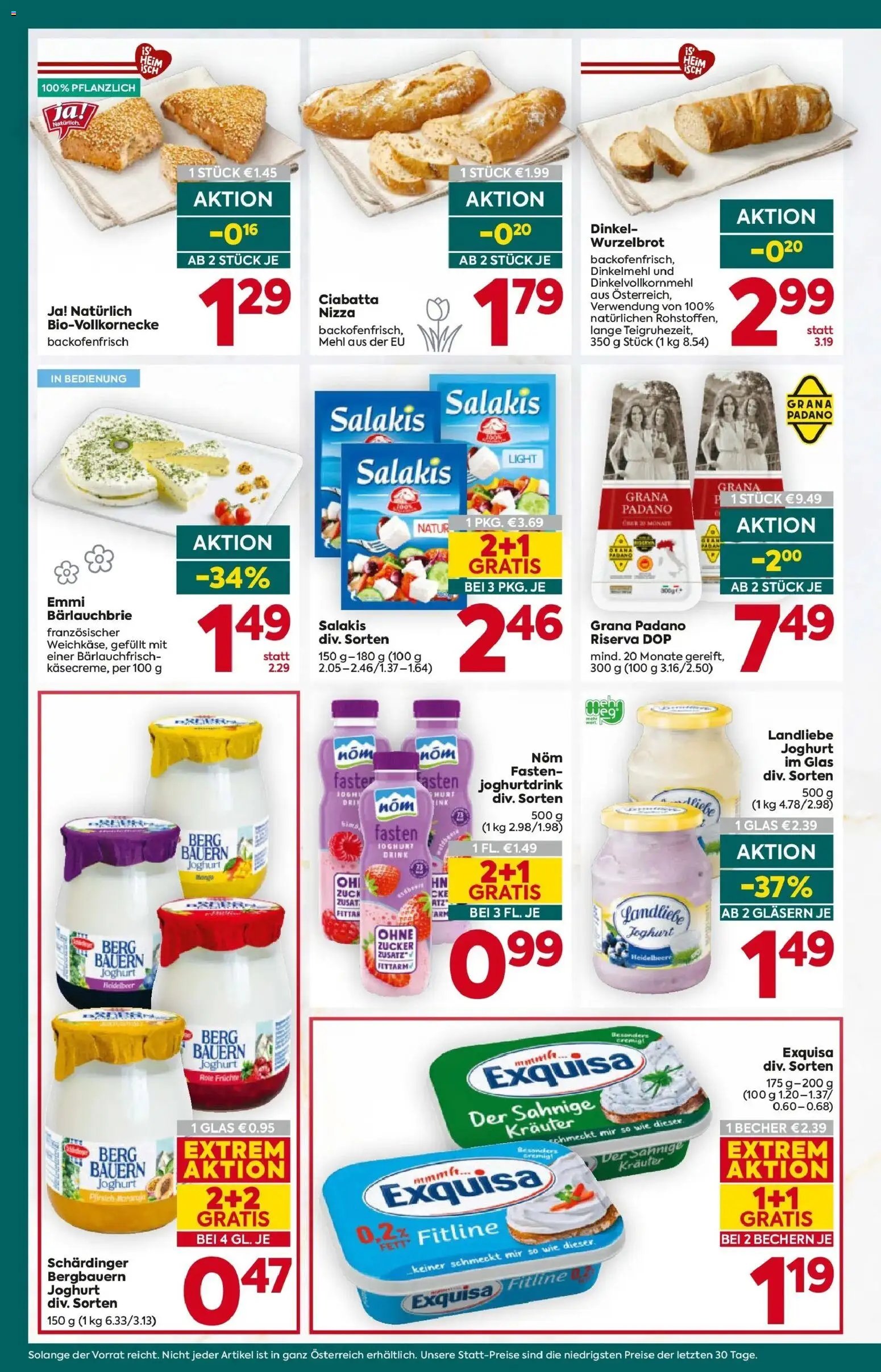 Billa Plus Flugblatt - Burgenland