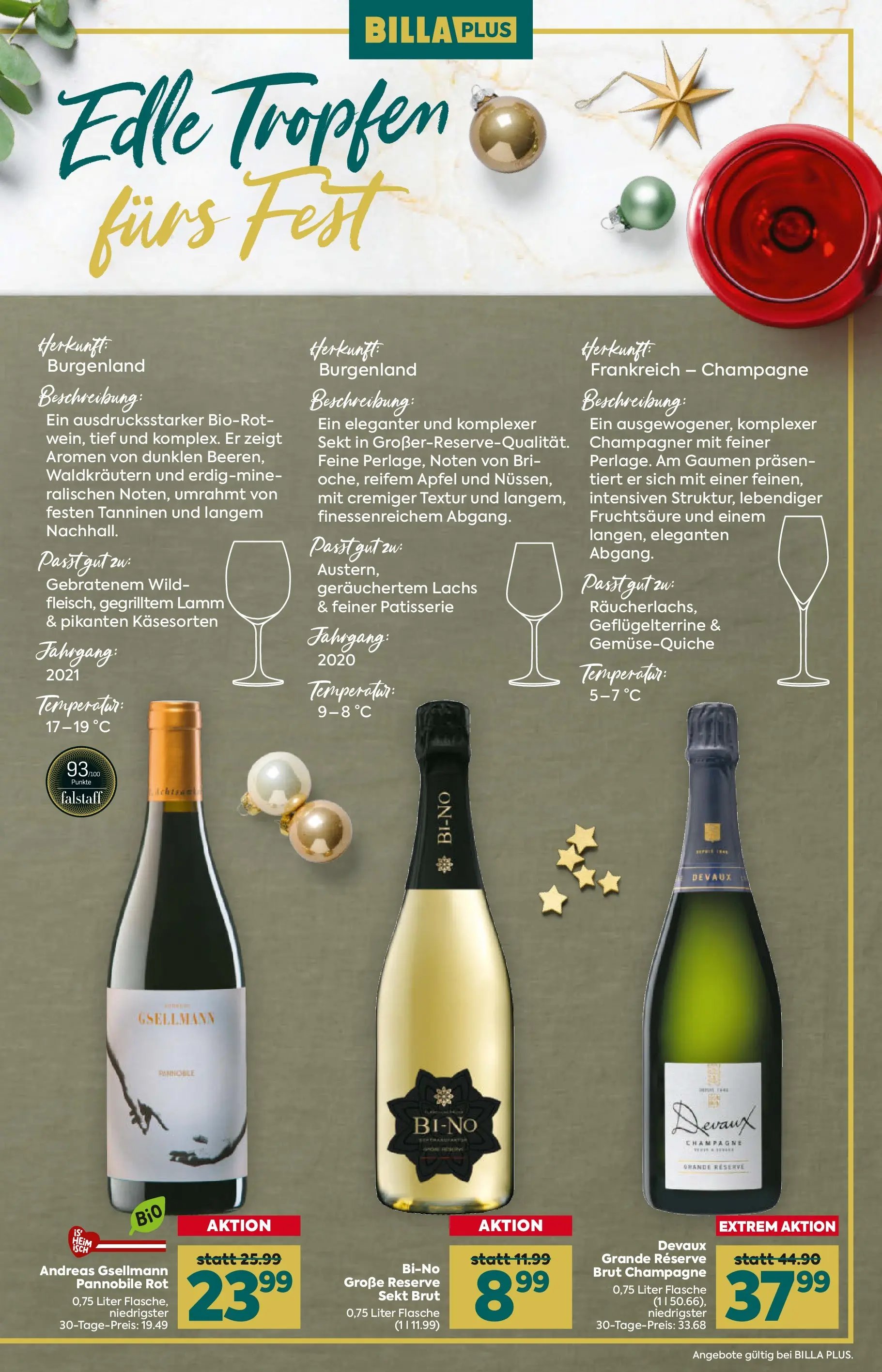 Billa Plus - Festlich genießen