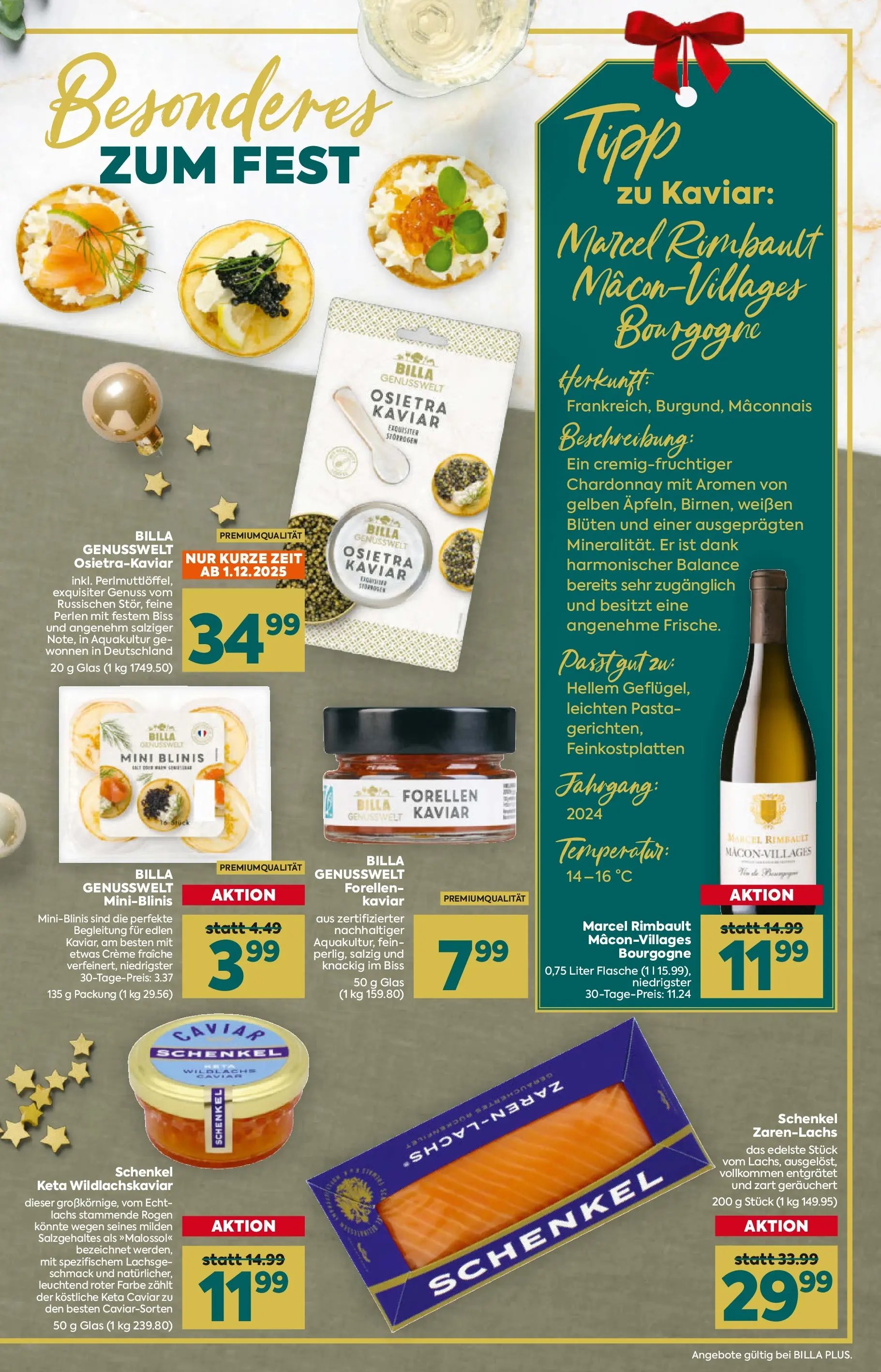 Billa Plus - Festlich genießen