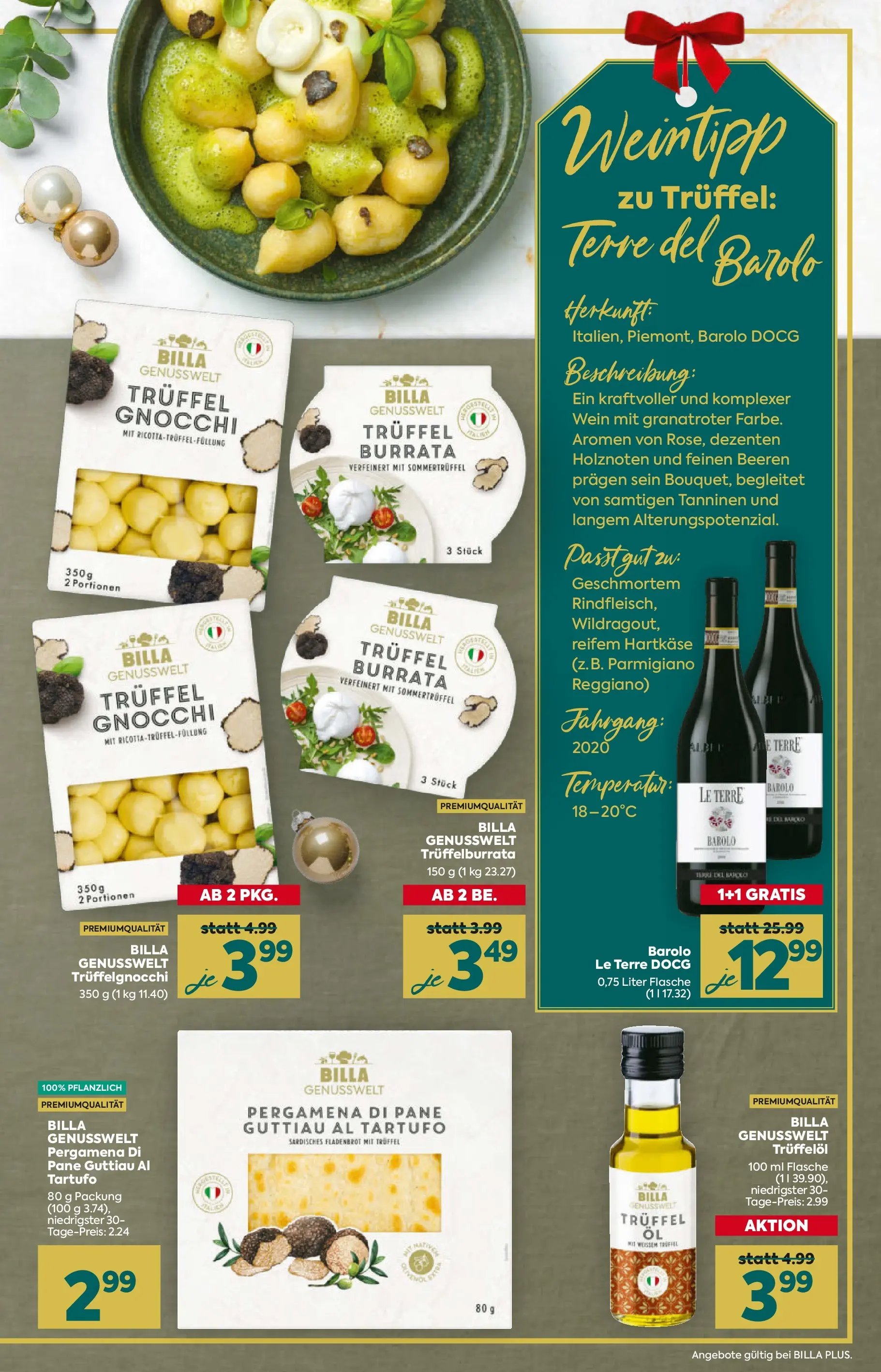 Billa Plus - Festlich genießen