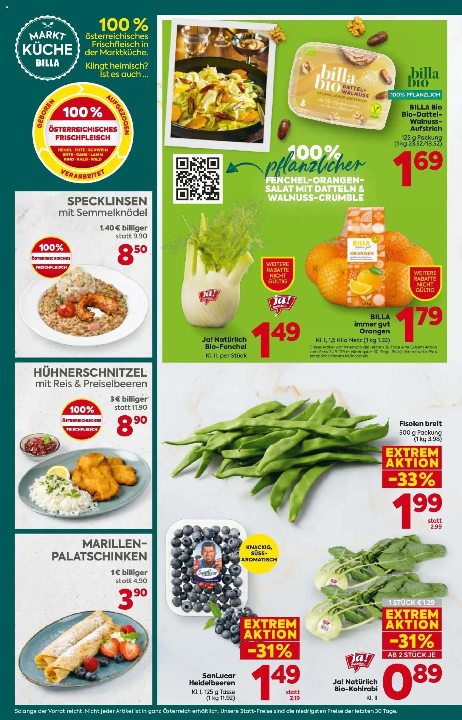 Billa Plus Flugblatt - Wien