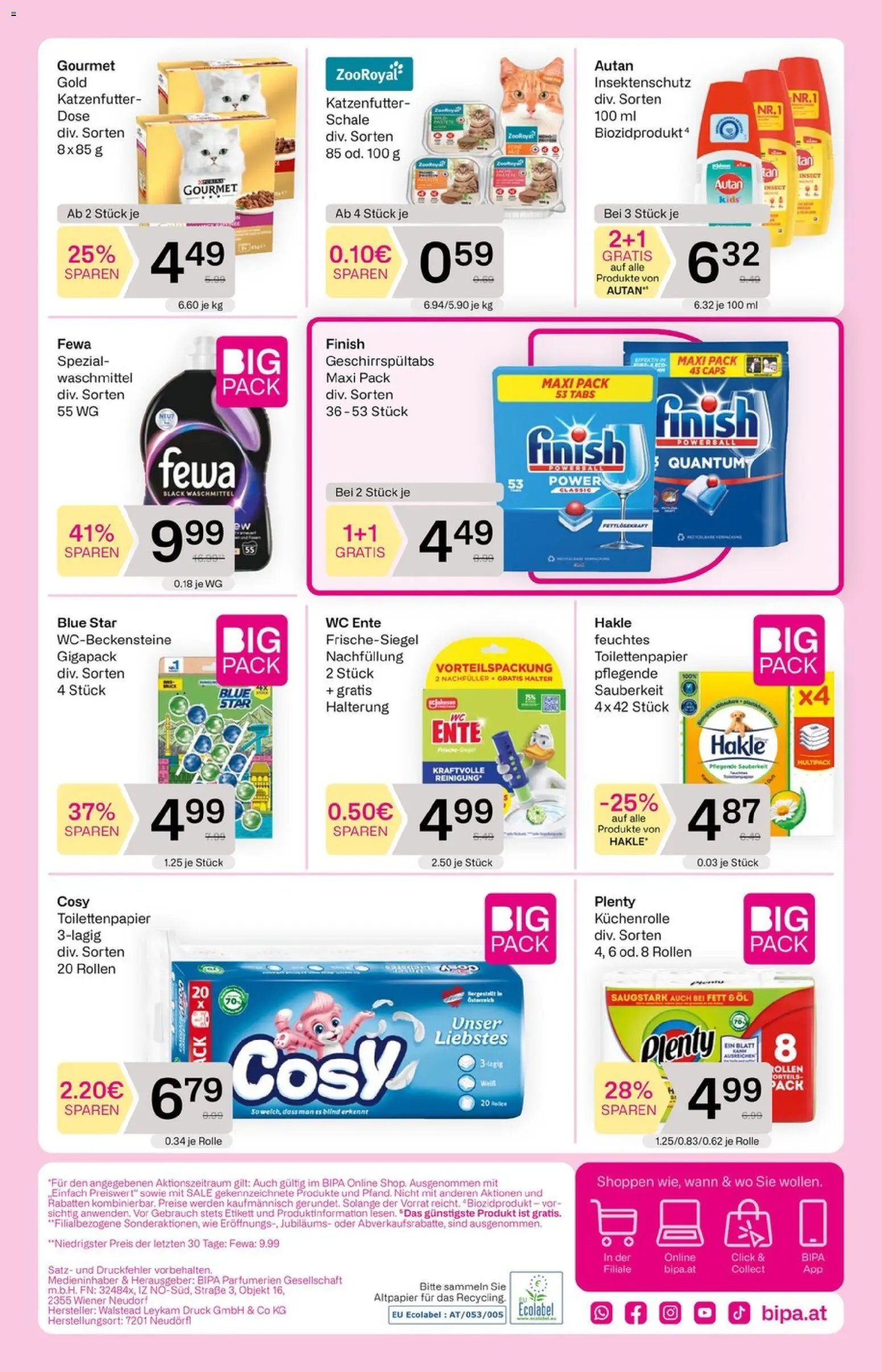 Bipa Flugblatt