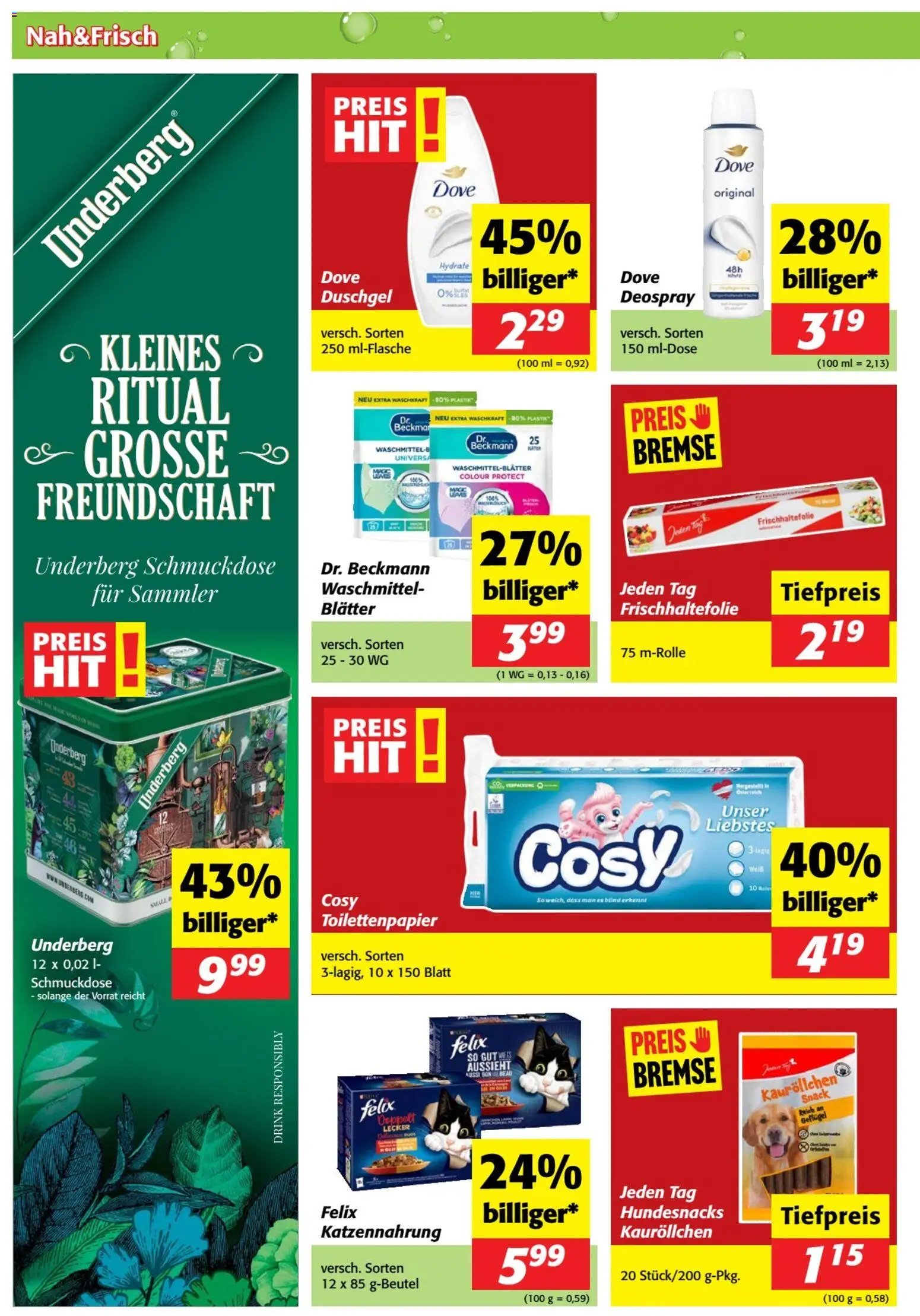 Nah und Frisch Flugblatt