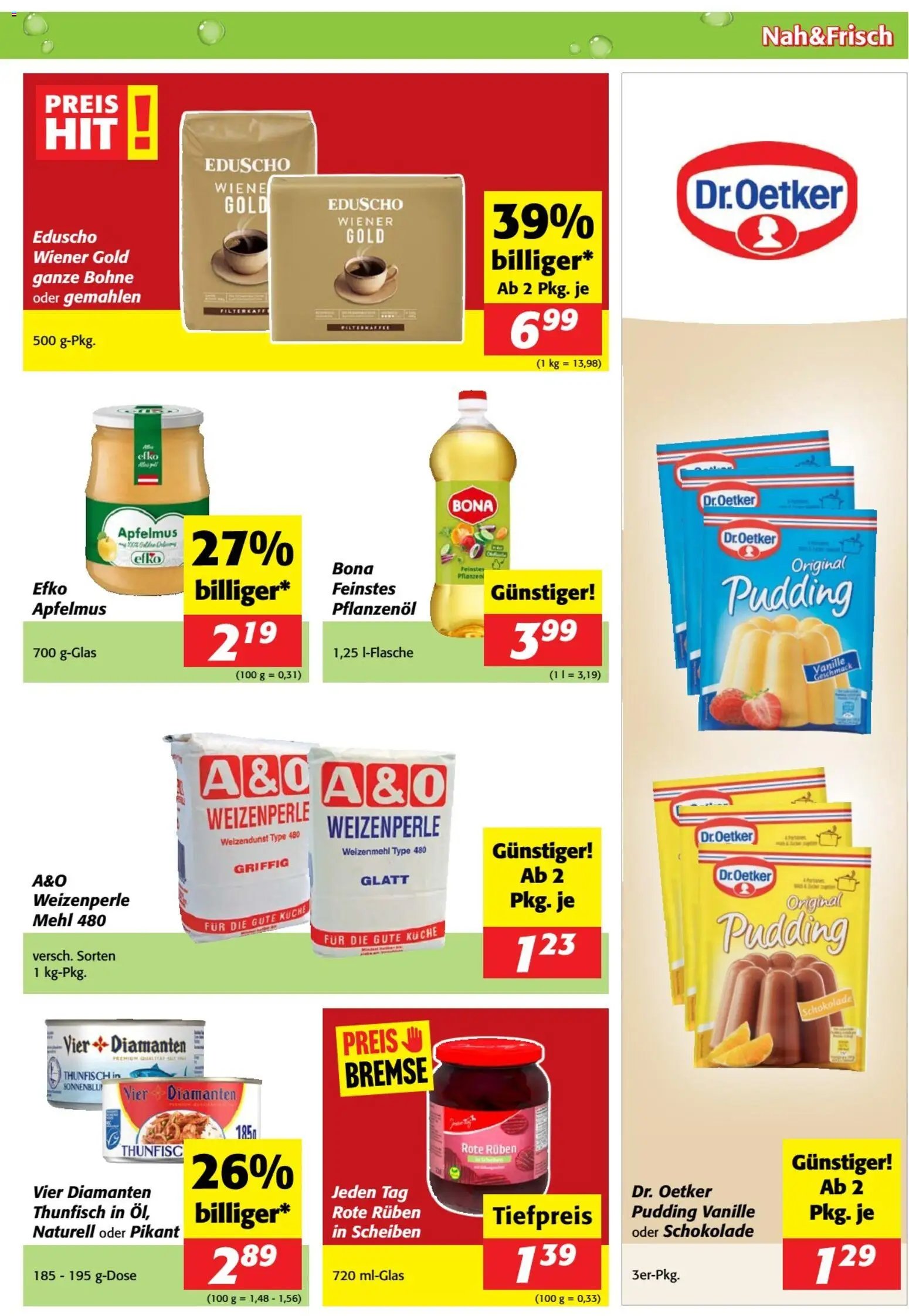 Nah und Frisch Flugblatt