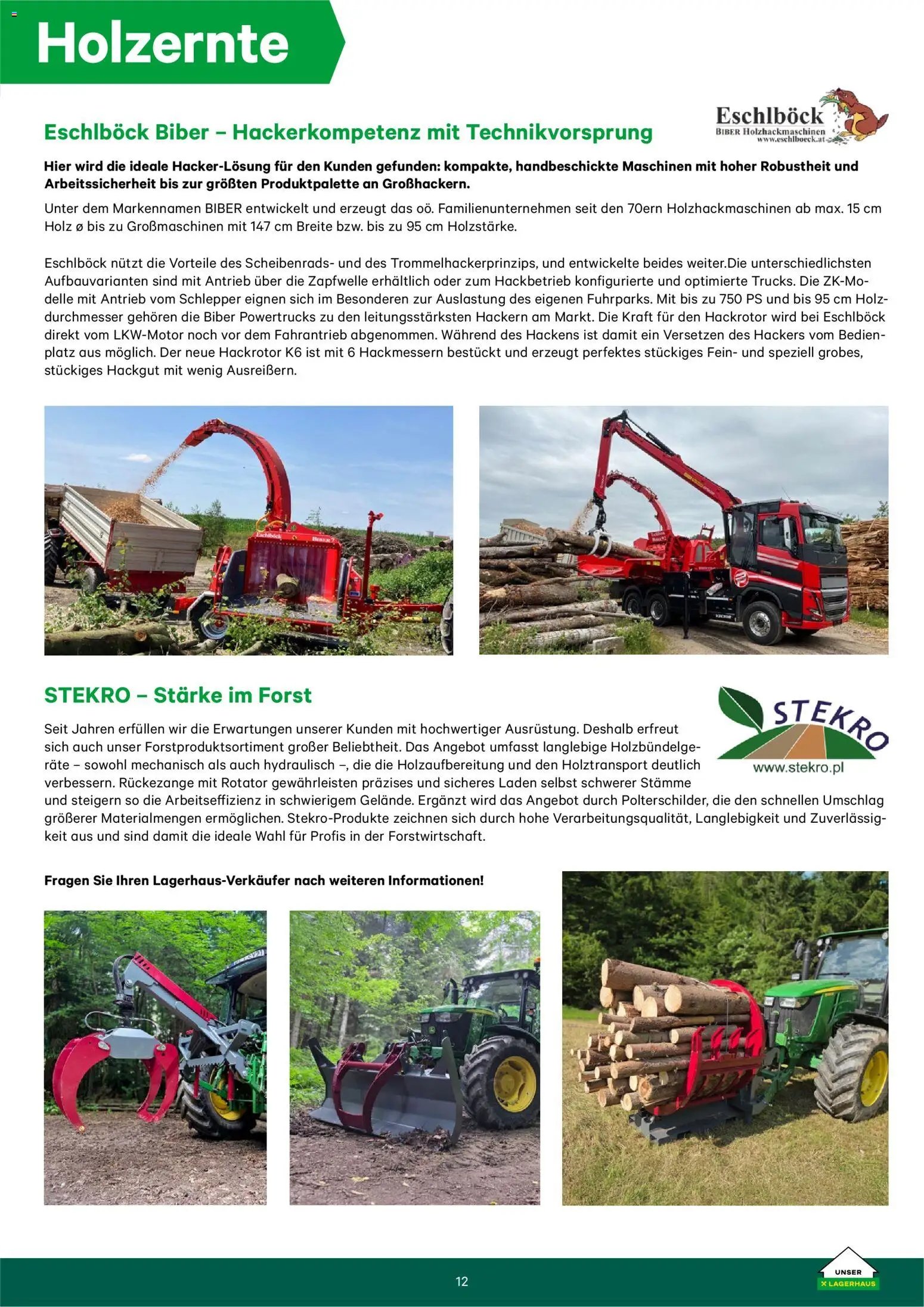 Lagerhaus Forstkatalog