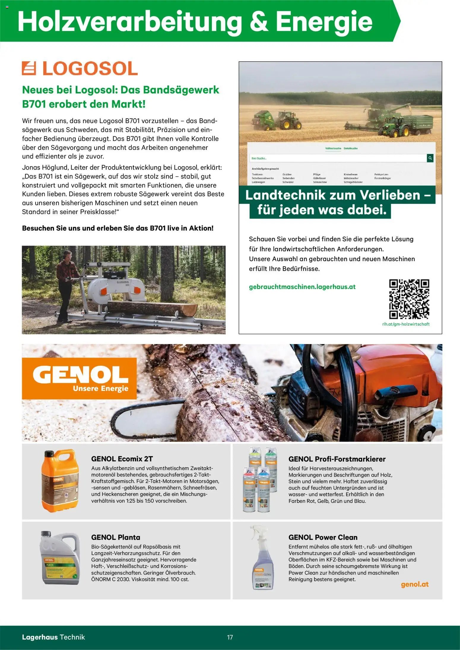 Lagerhaus Forstkatalog