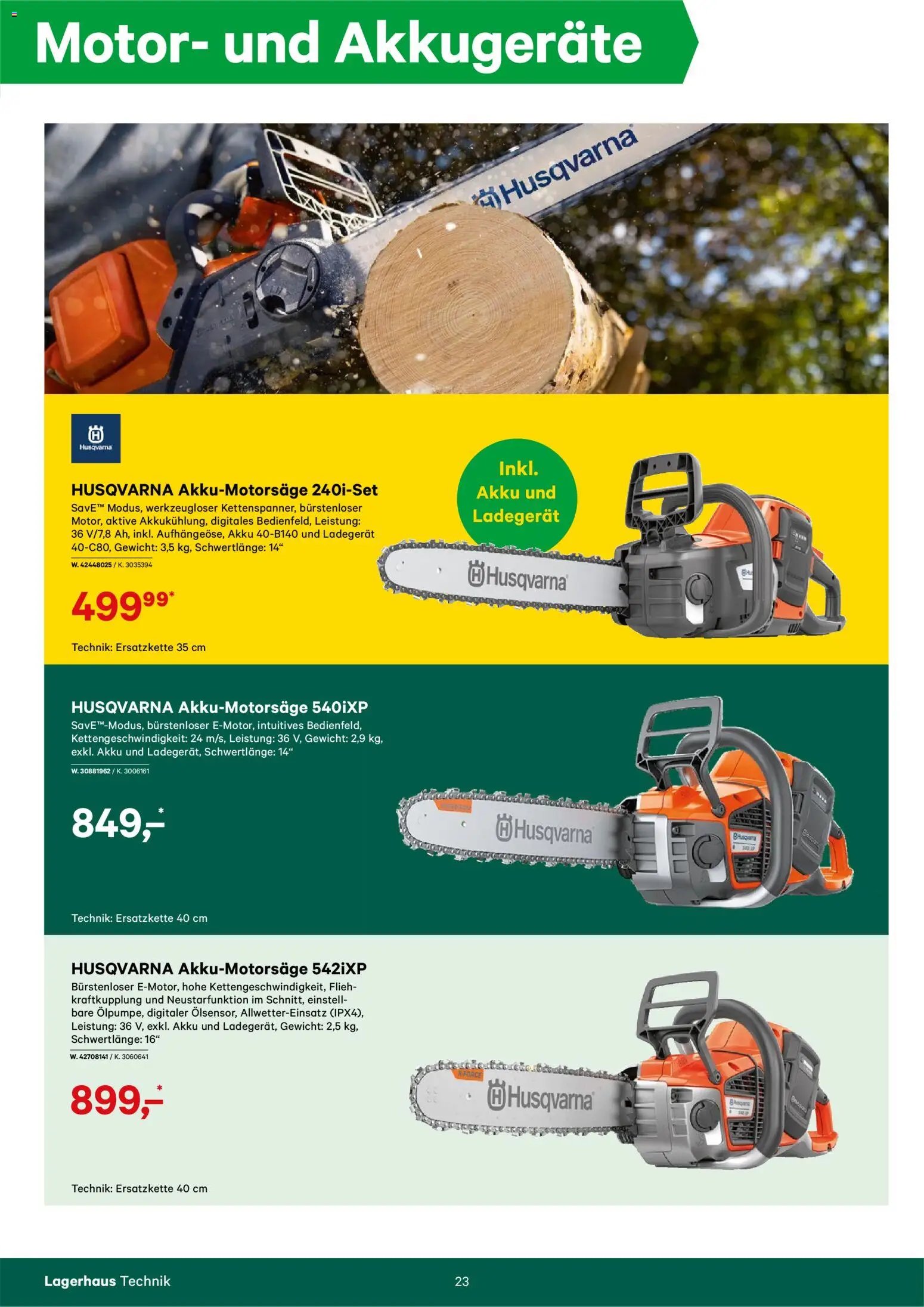 Lagerhaus Forstkatalog