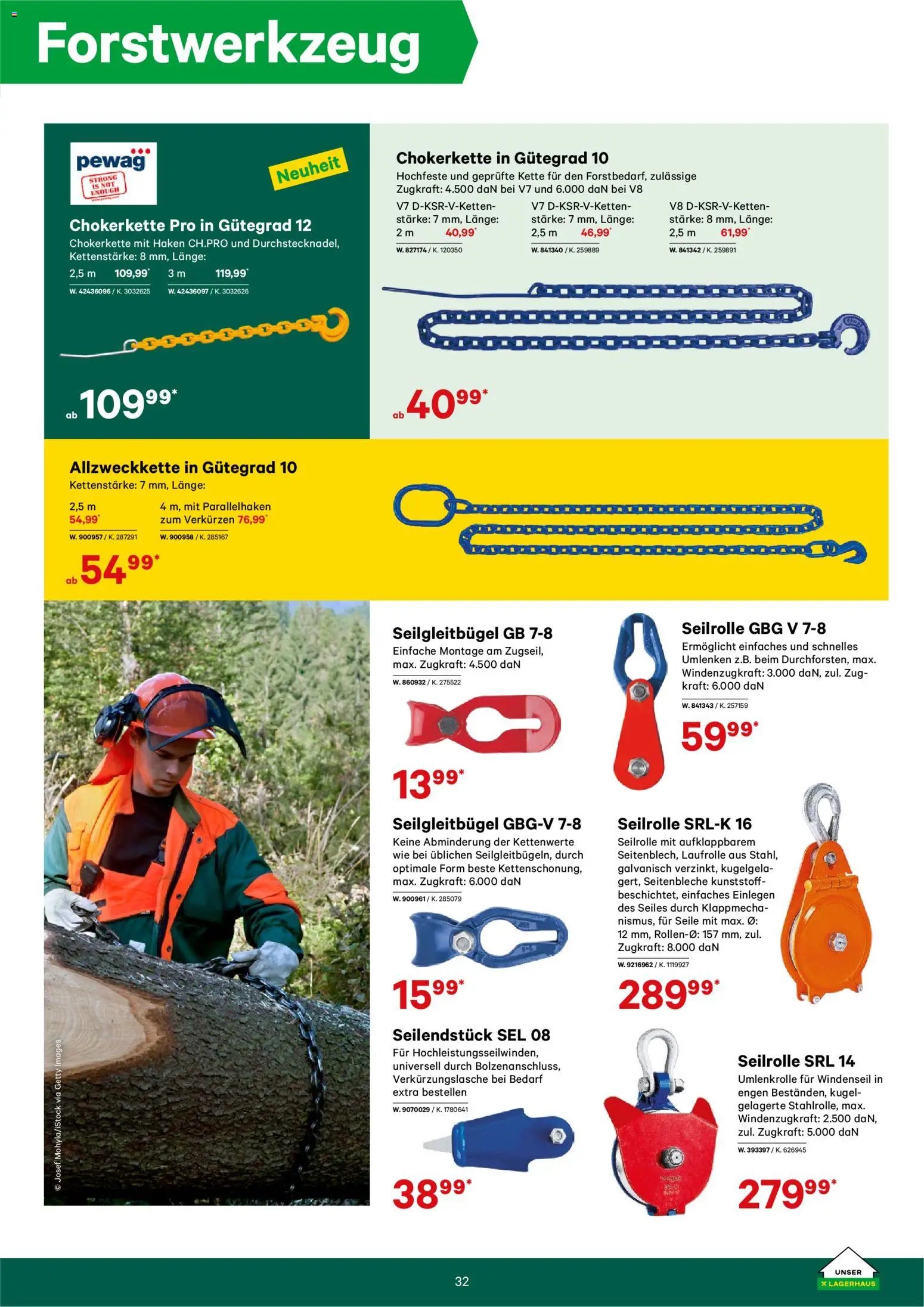 Lagerhaus Forstkatalog