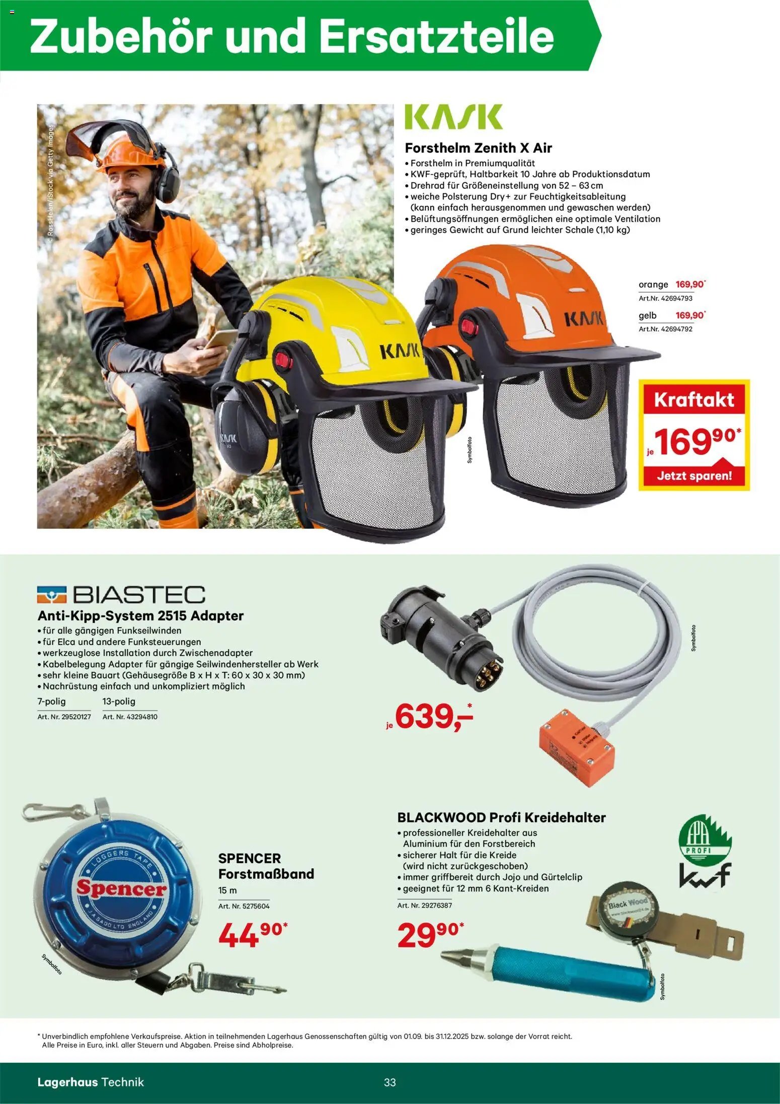 Lagerhaus Forstkatalog