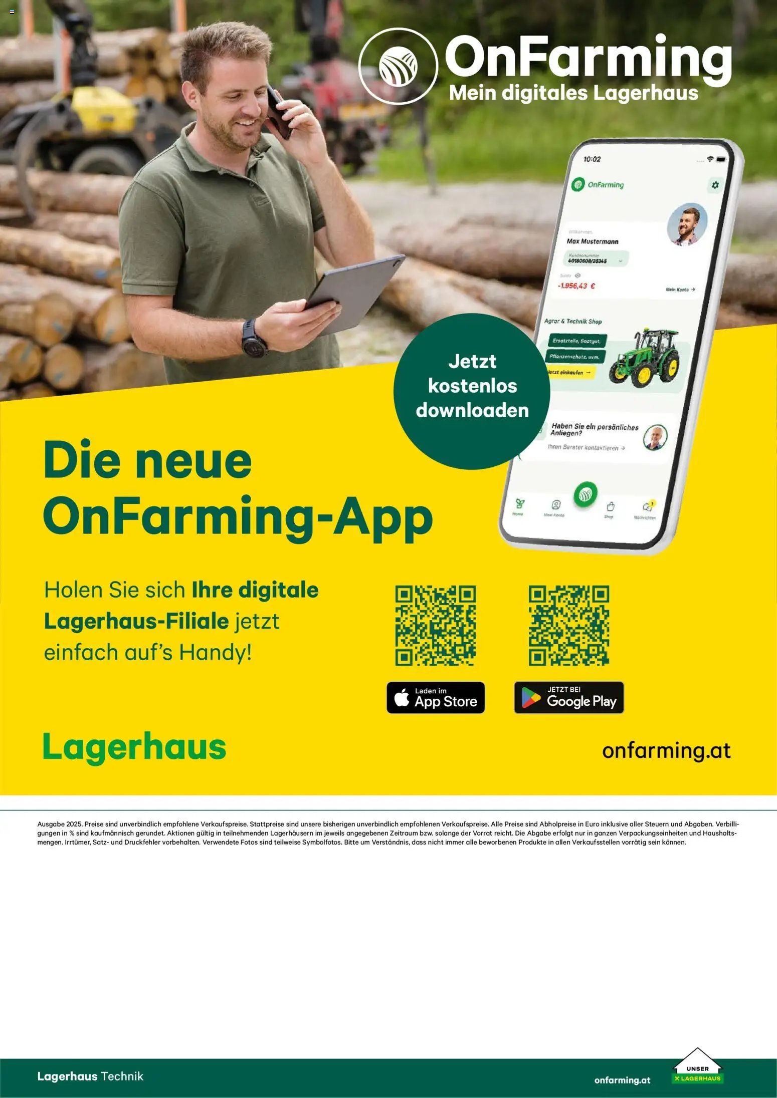 Lagerhaus Forstkatalog