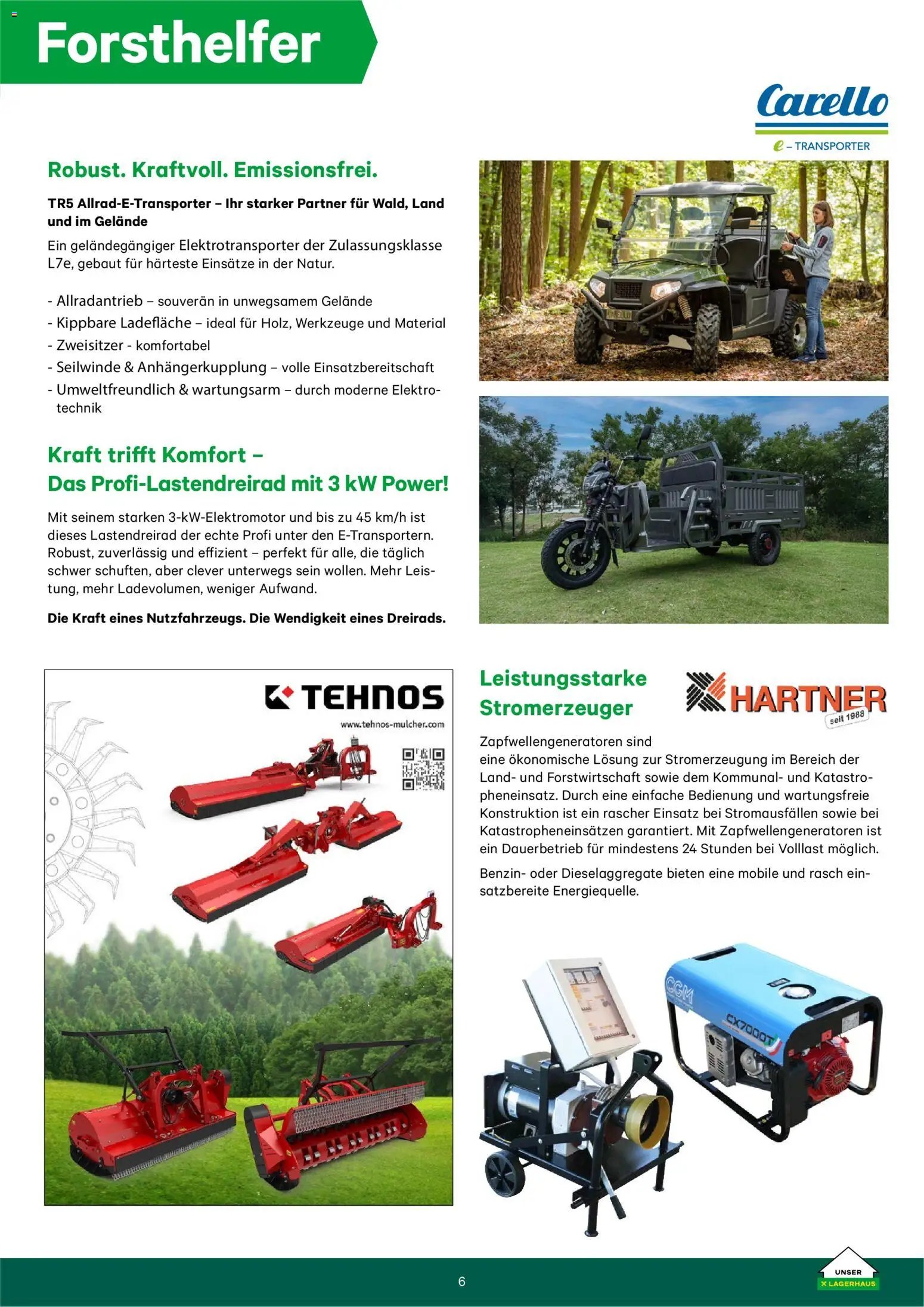 Lagerhaus Forstkatalog