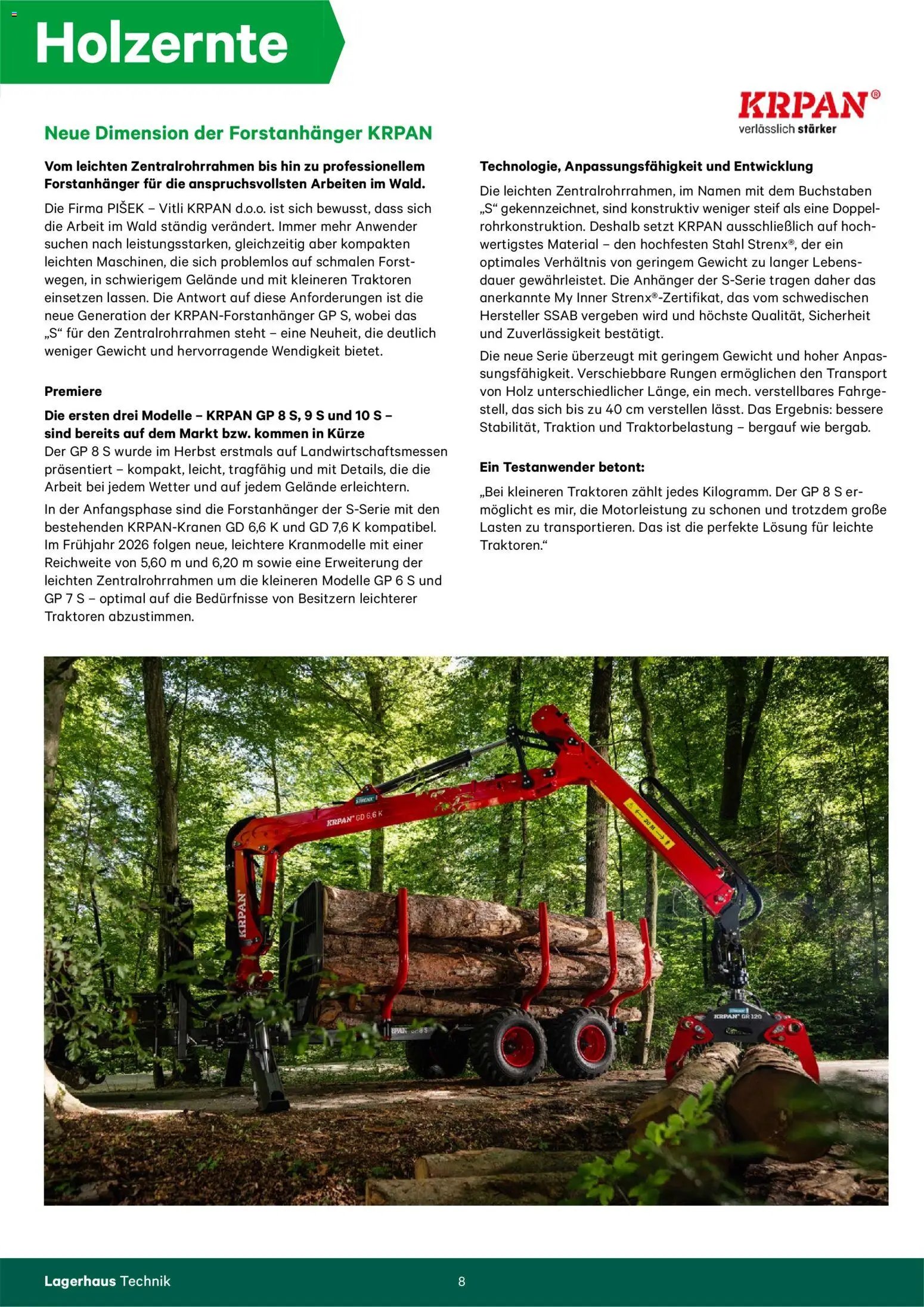 Lagerhaus Forstkatalog