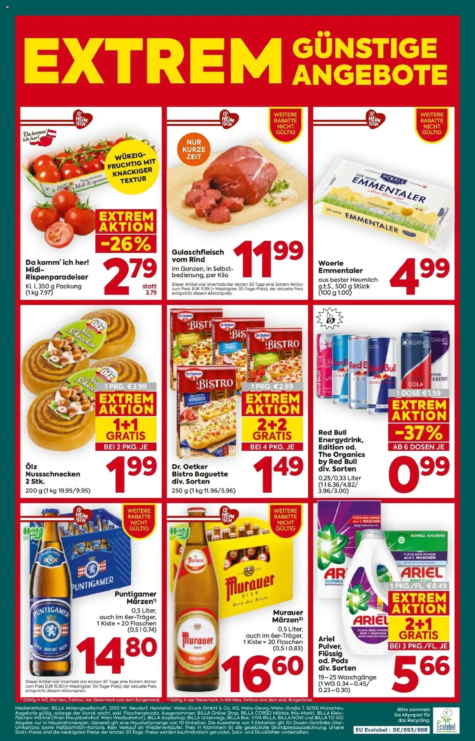 Billa Plus Flugblatt - Steiermark