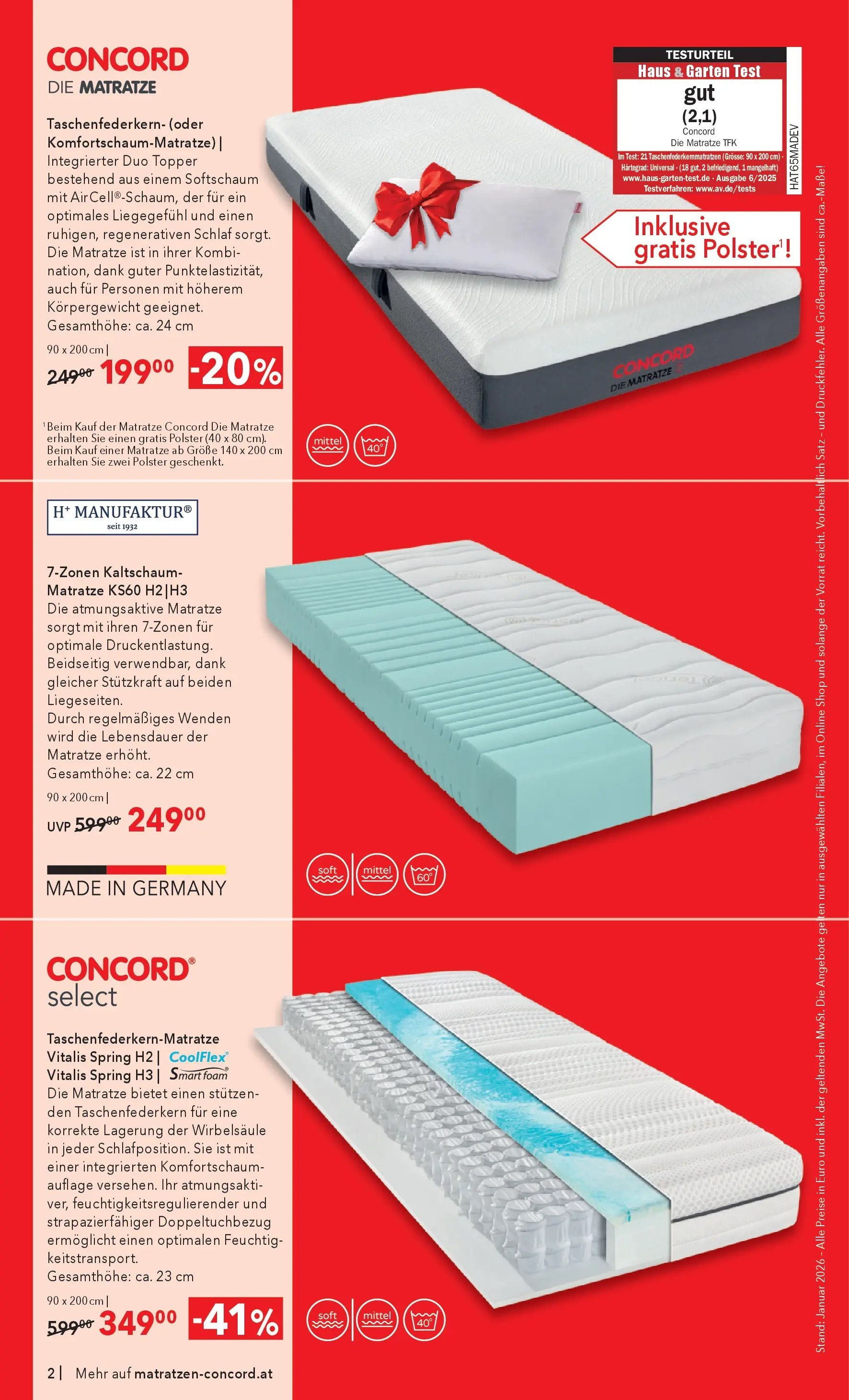 Matratzen Concord Fohnsdorf