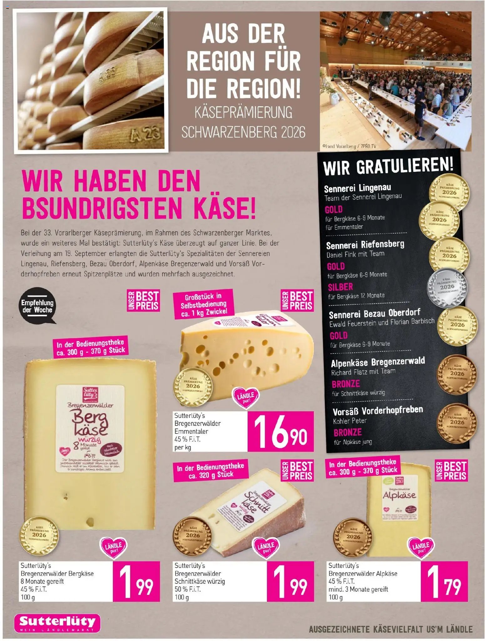 Sutterlüty Flugblatt