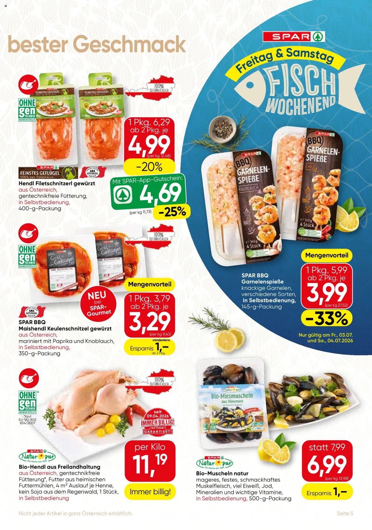 SPAR Gourmet Flugblatt