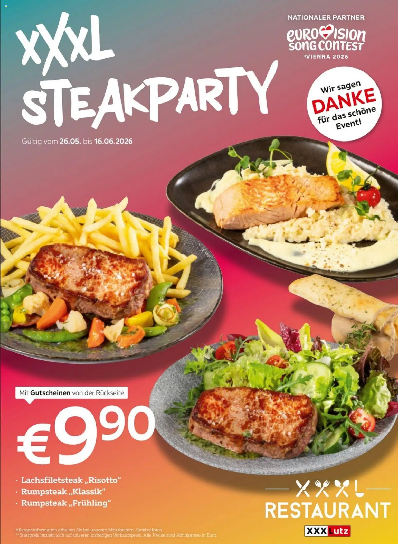 XXXLutz Steak Party