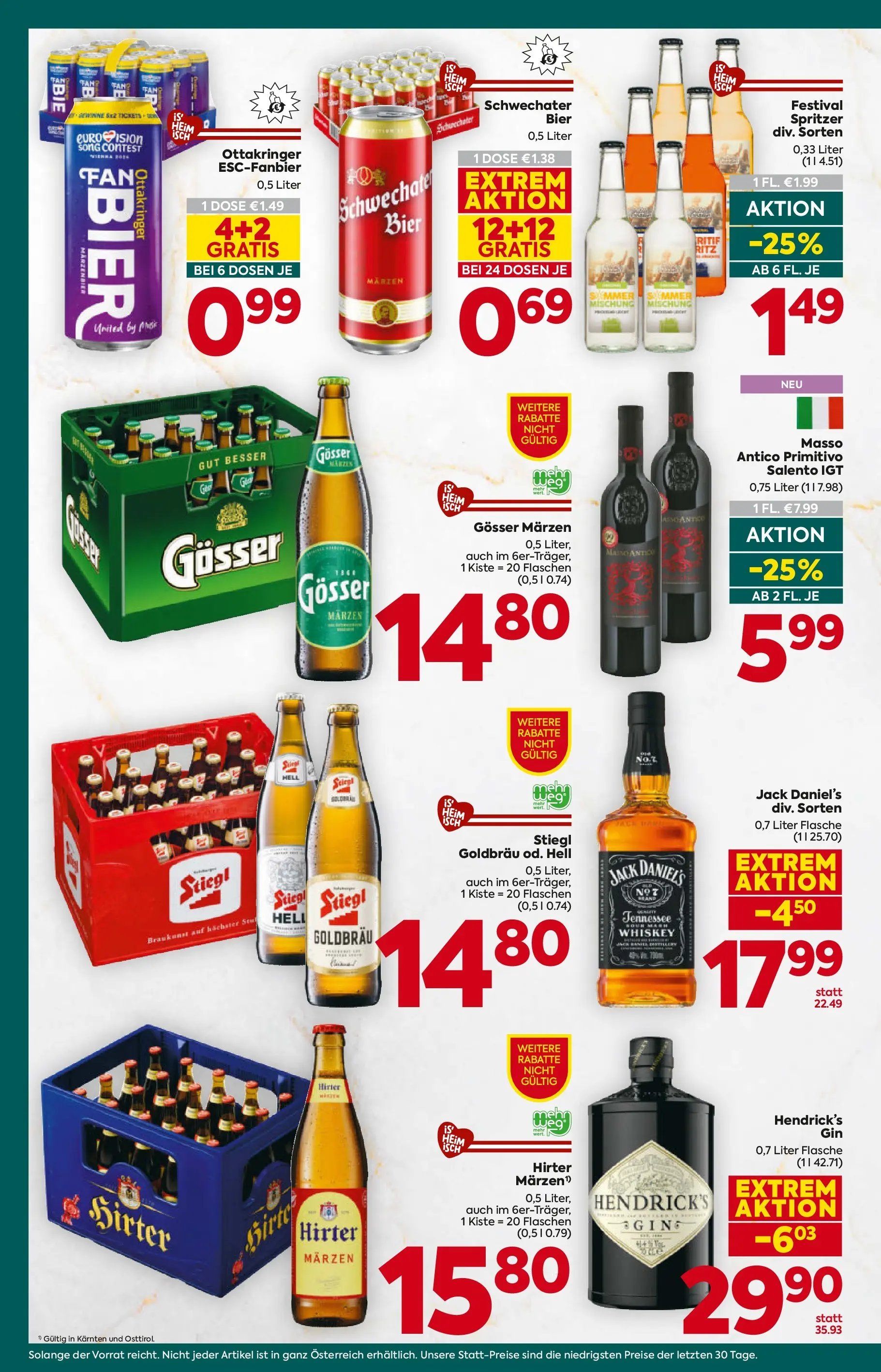 Billa Plus Flugblatt - Kärnten