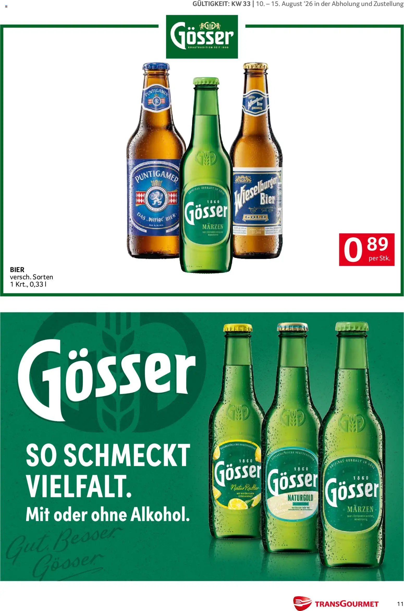 Transgourmet Markenfest Woche