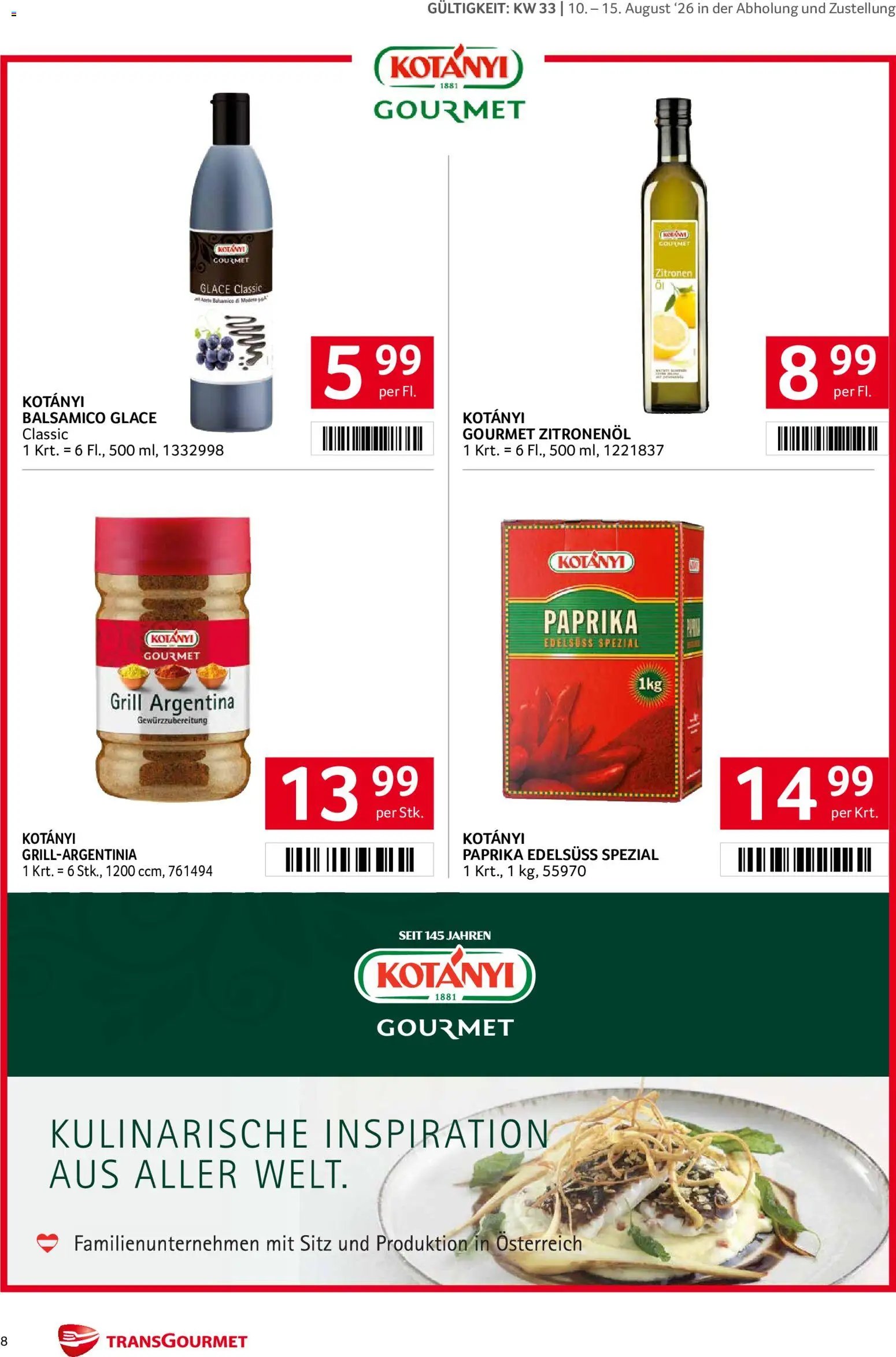 Transgourmet Markenfest Woche