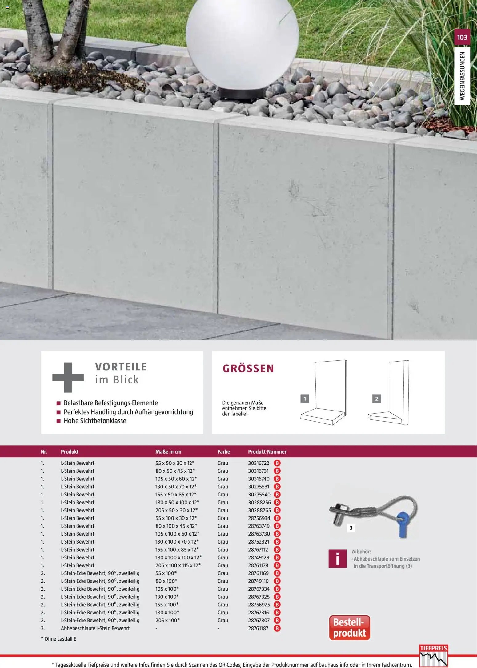 Bauhaus Gartenbaumaterialien
