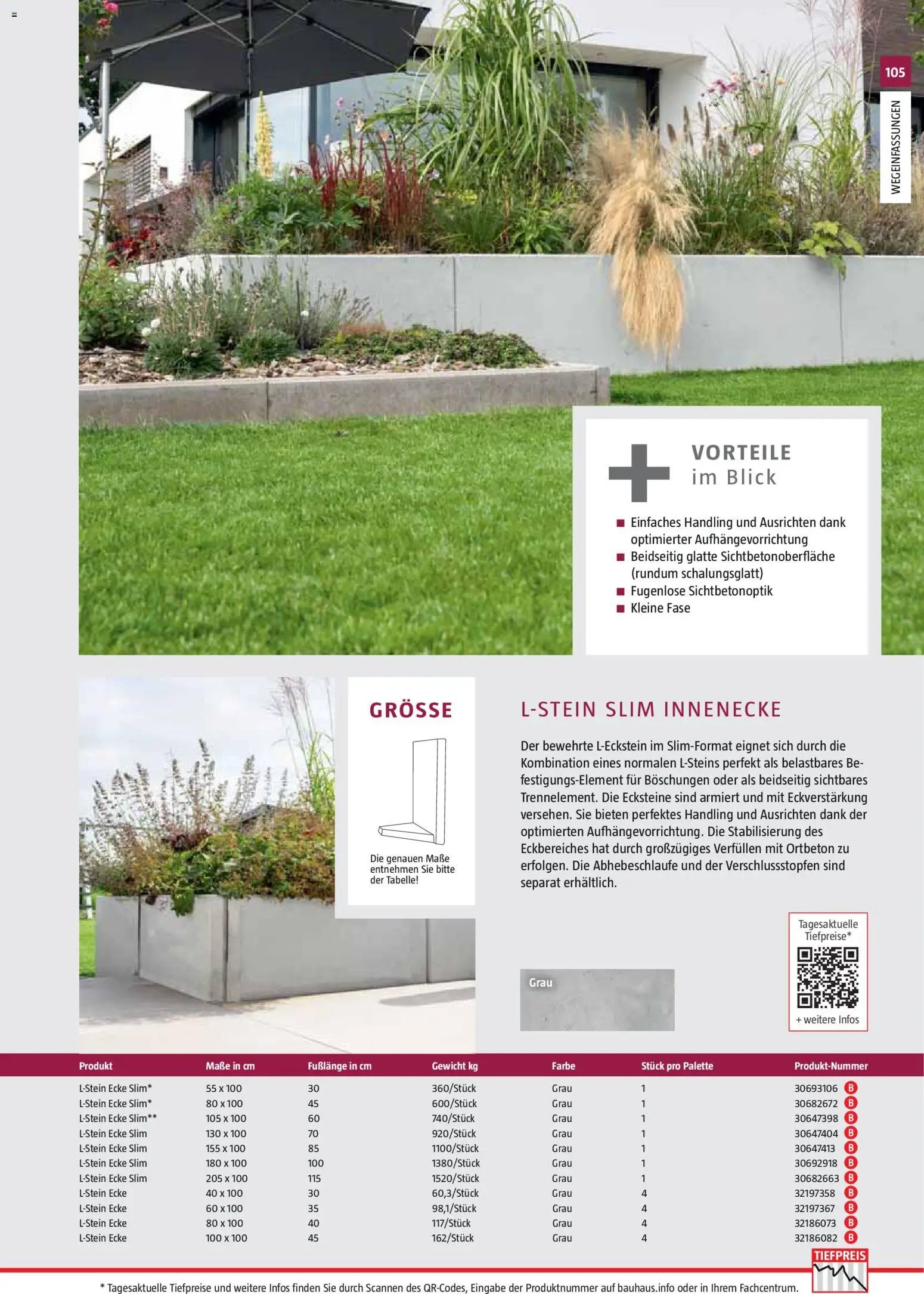 Bauhaus Gartenbaumaterialien