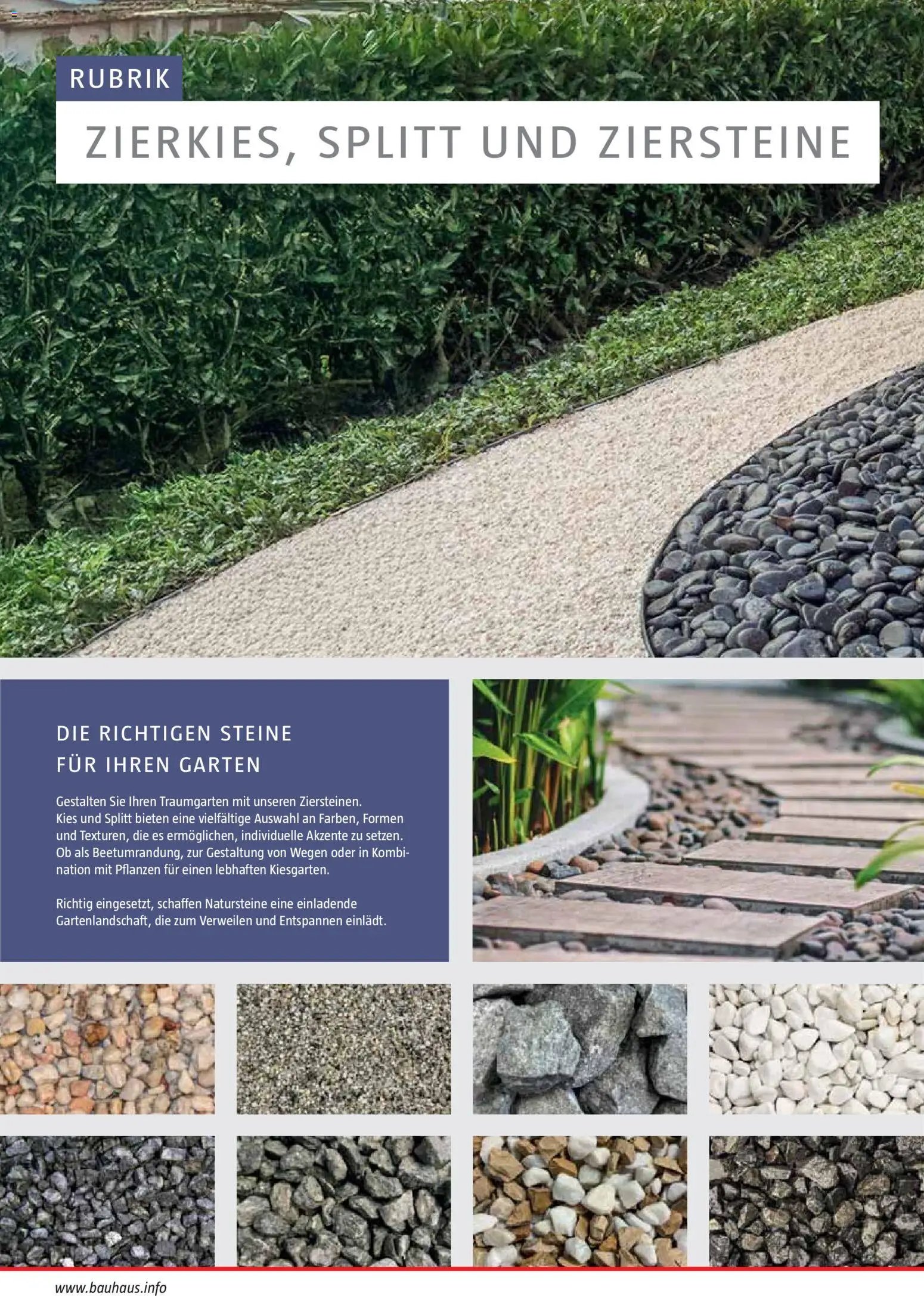 Bauhaus Gartenbaumaterialien