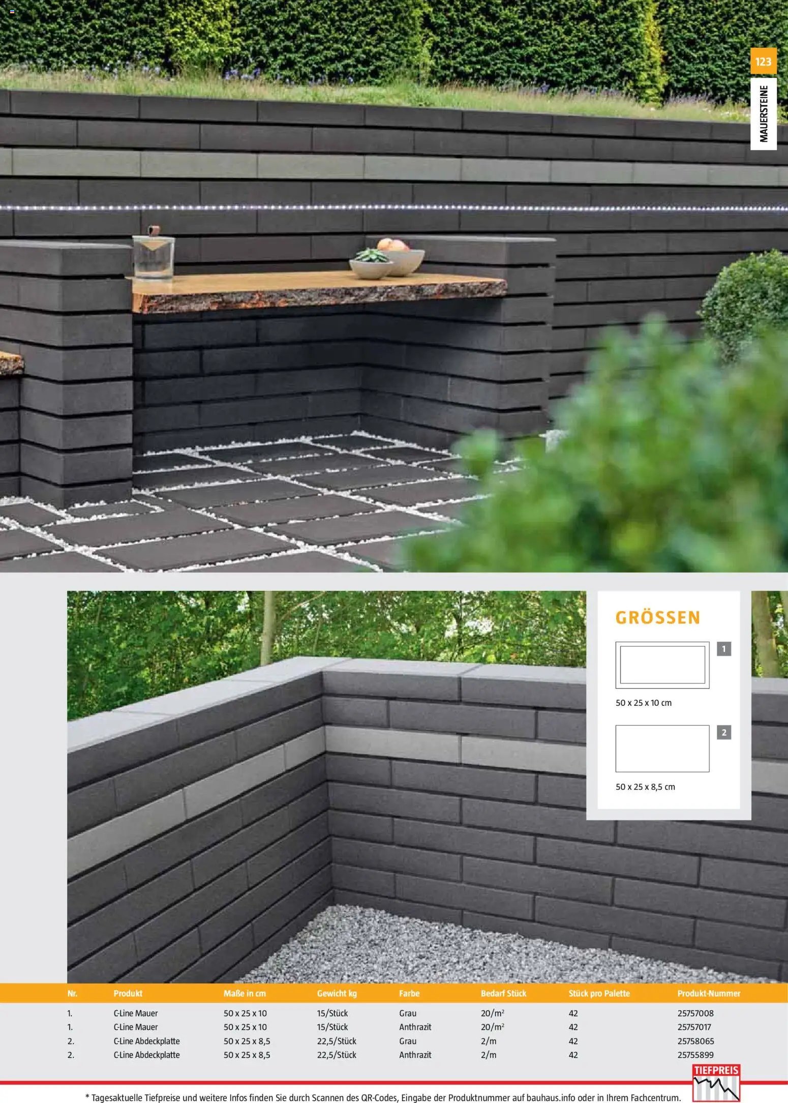 Bauhaus Gartenbaumaterialien