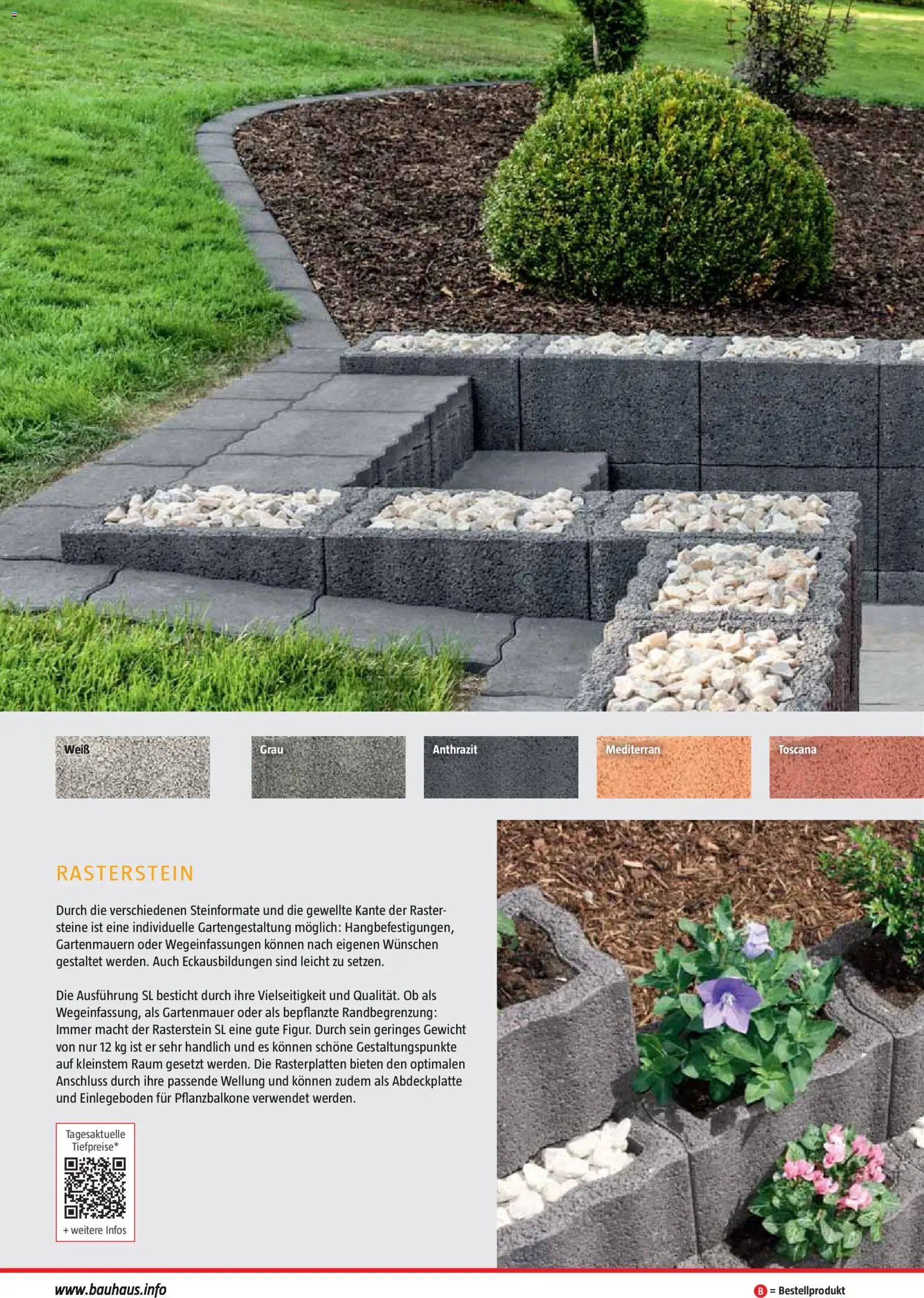 Bauhaus Gartenbaumaterialien