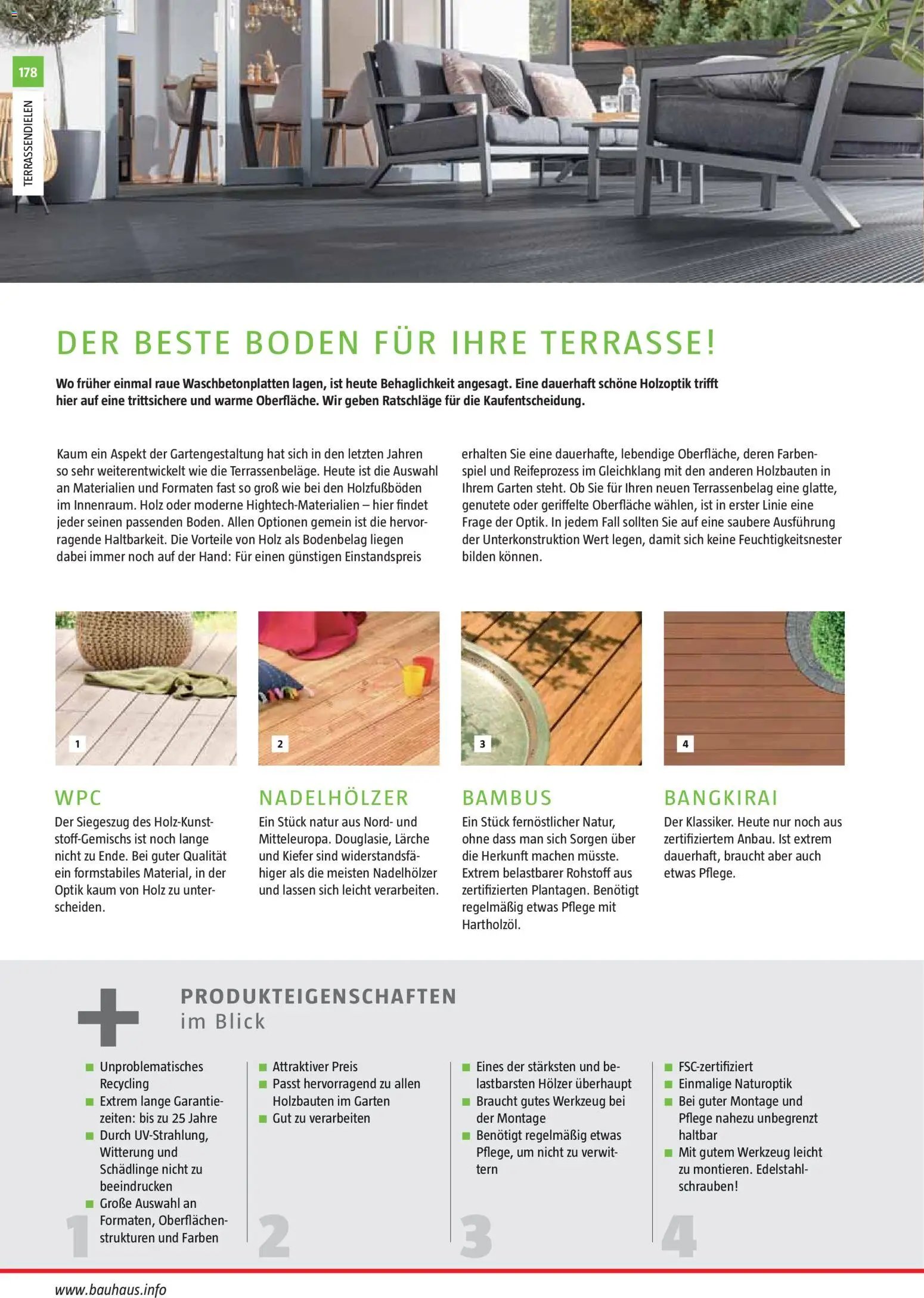Bauhaus Gartenbaumaterialien