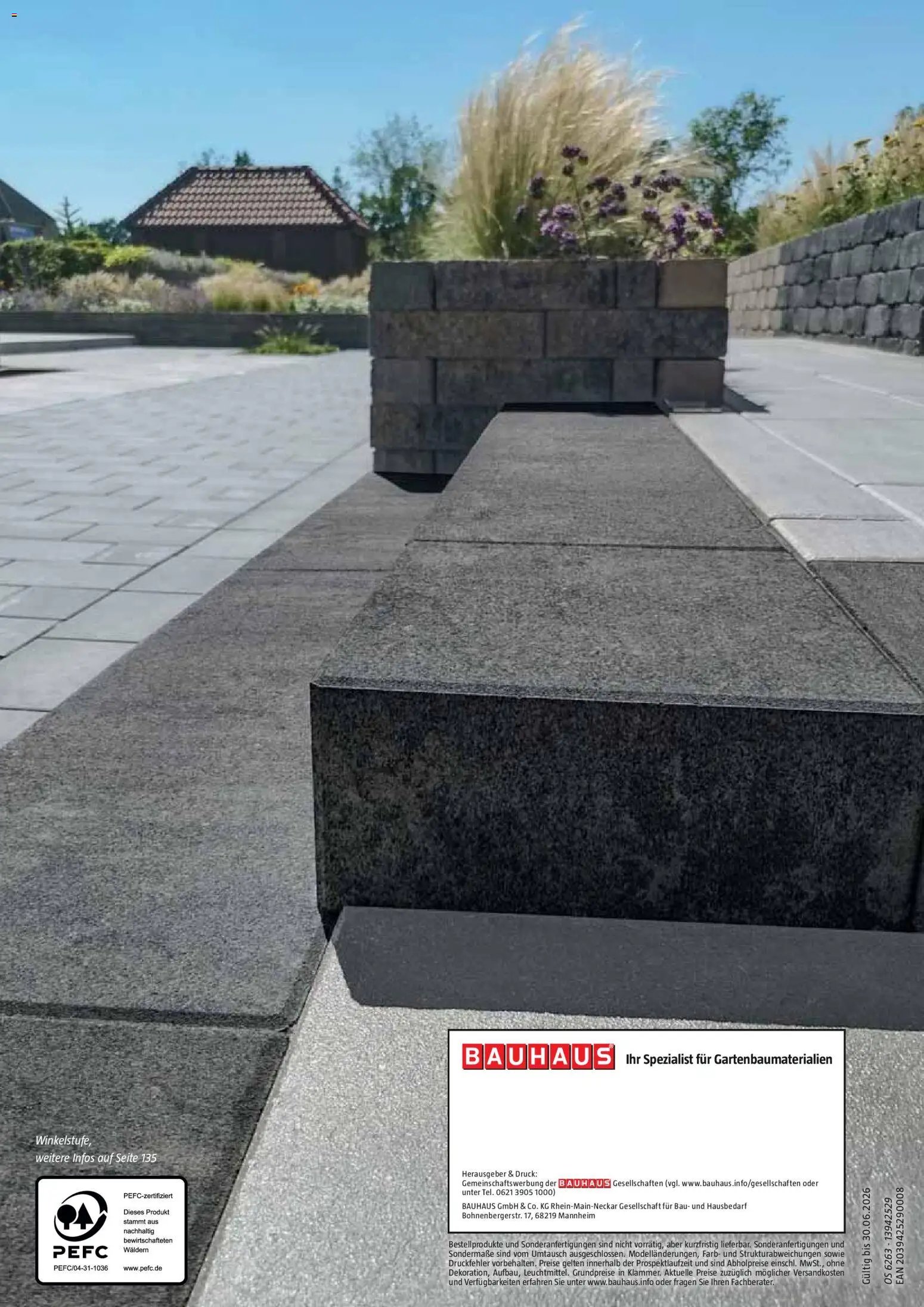 Bauhaus Gartenbaumaterialien
