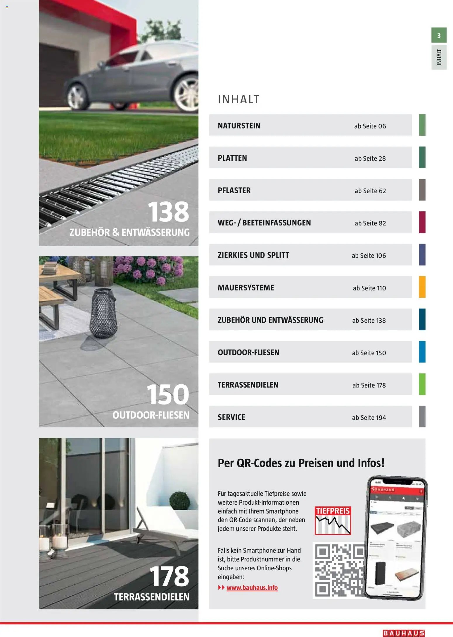 Bauhaus Gartenbaumaterialien