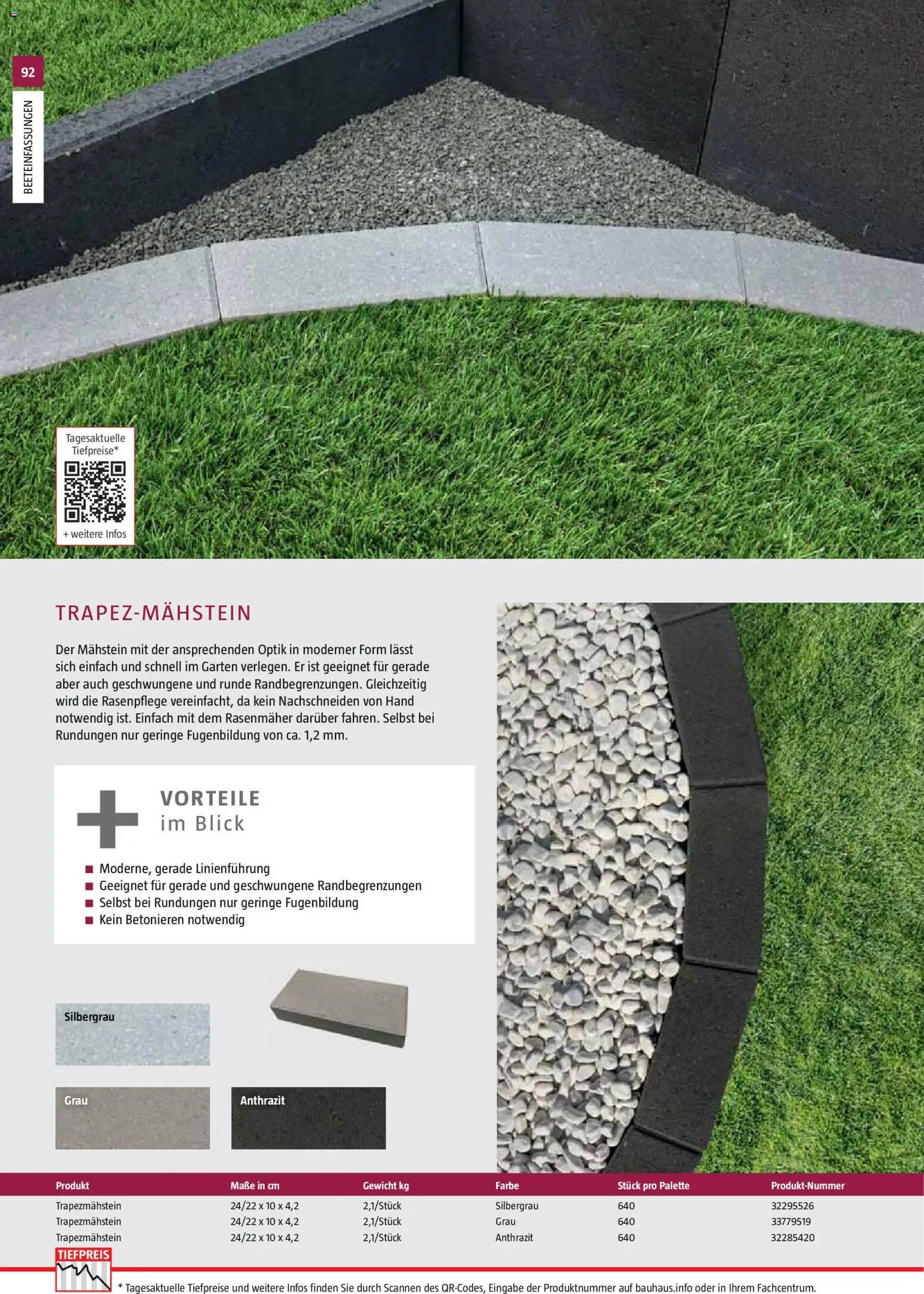 Bauhaus Gartenbaumaterialien