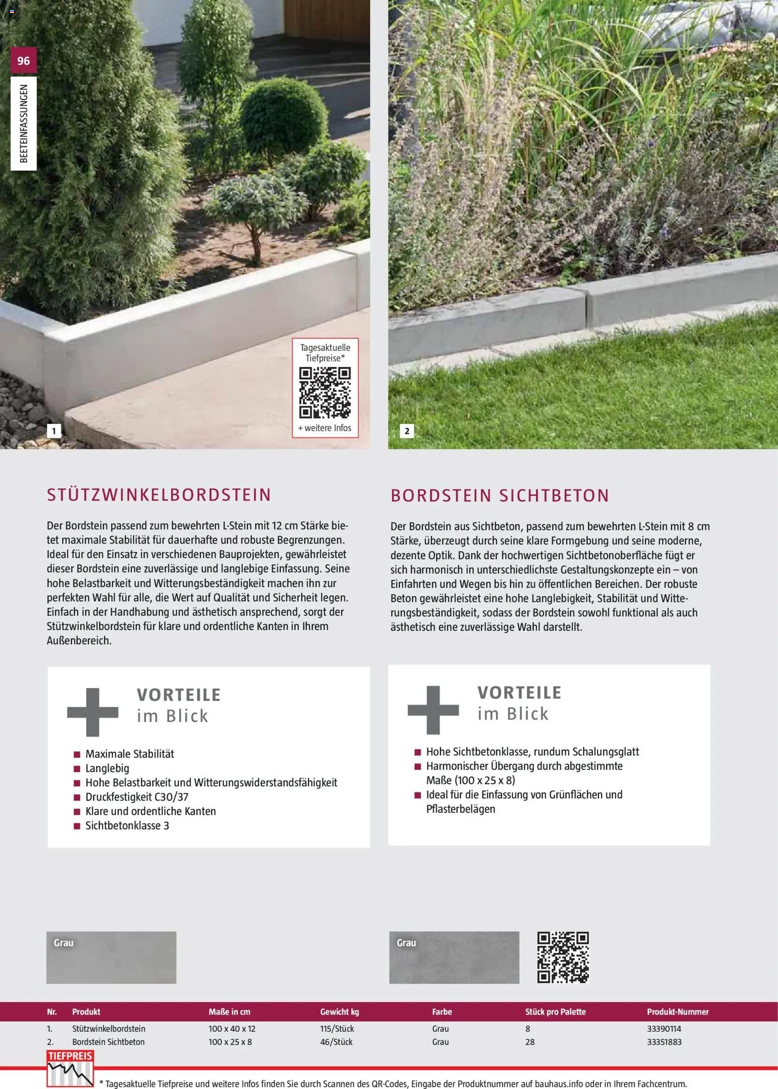 Bauhaus Gartenbaumaterialien