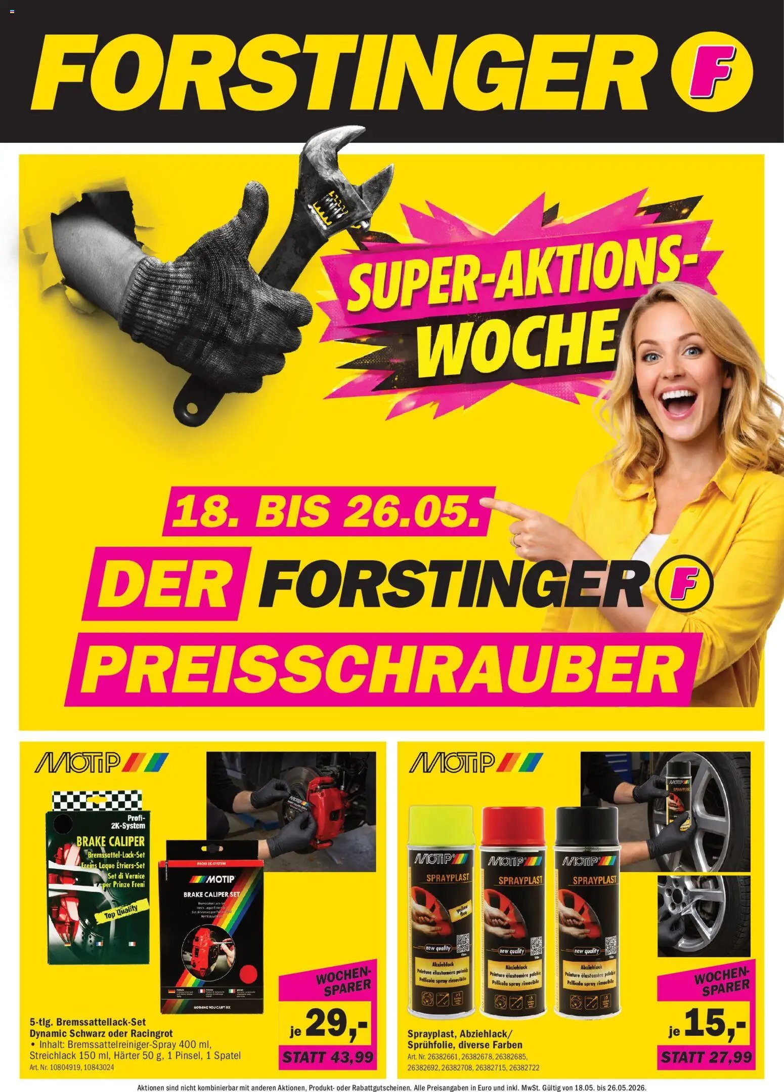 Forstinger Flugblatt