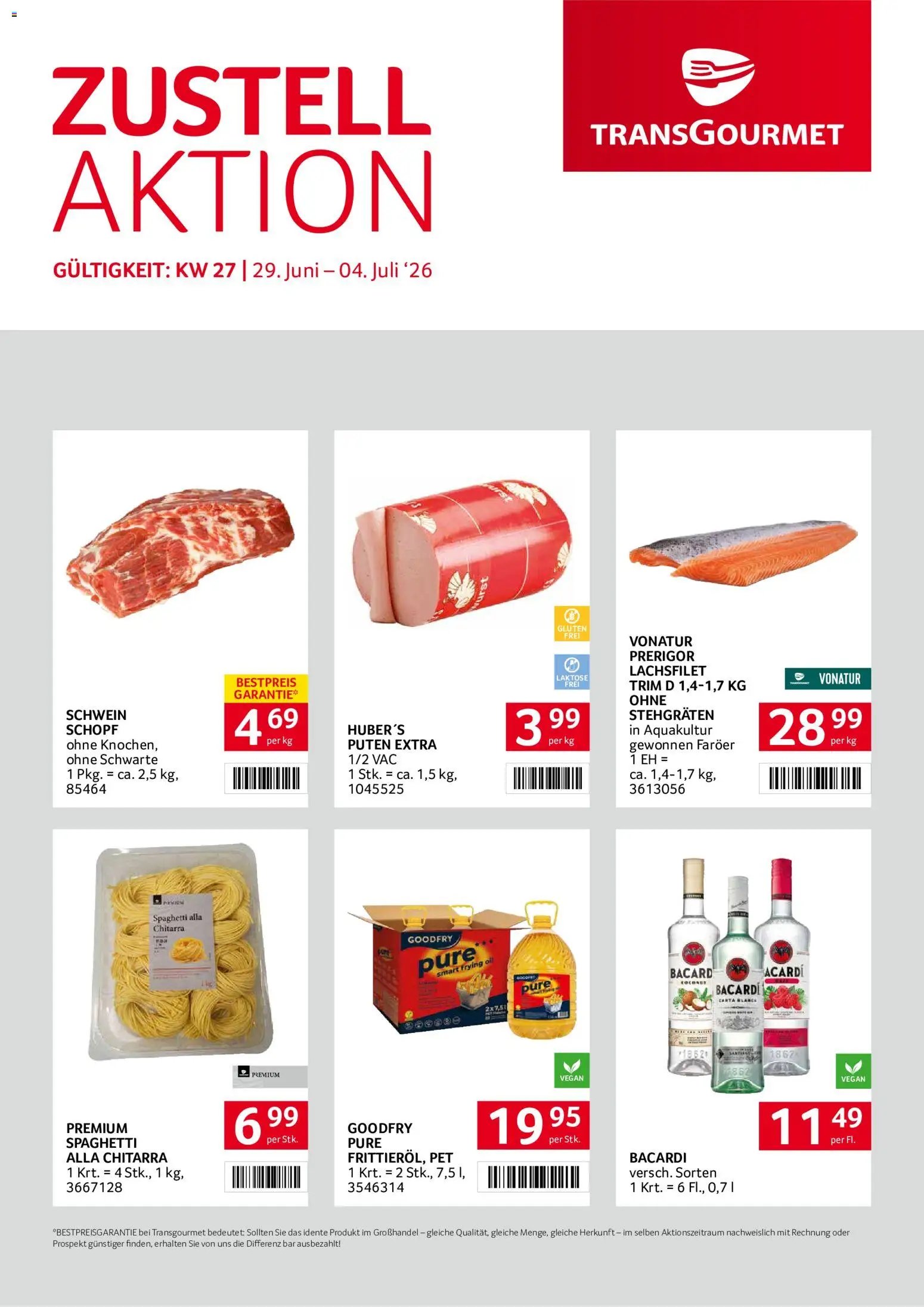 Transgourmet Zustellaktion