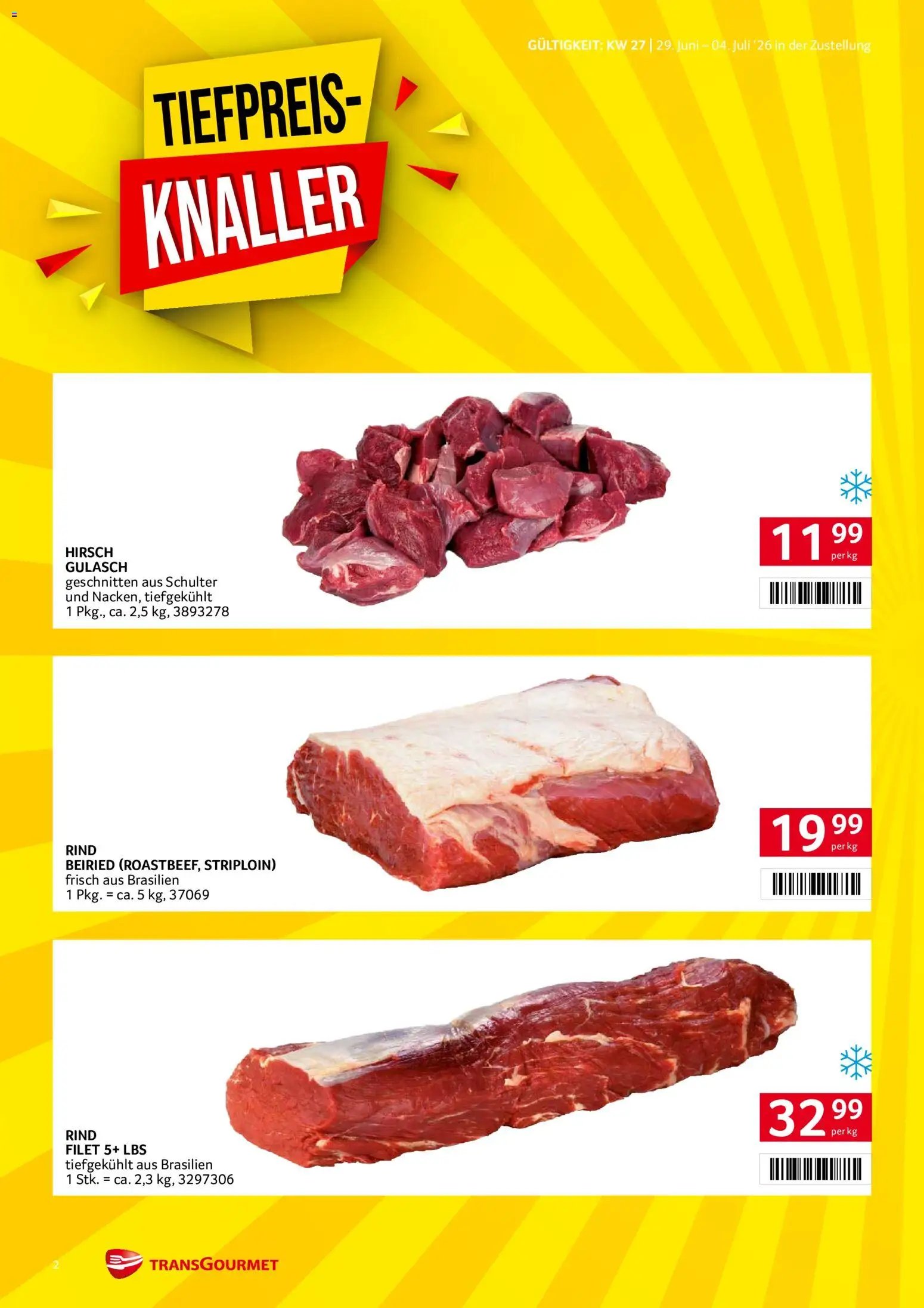 Transgourmet Zustellaktion