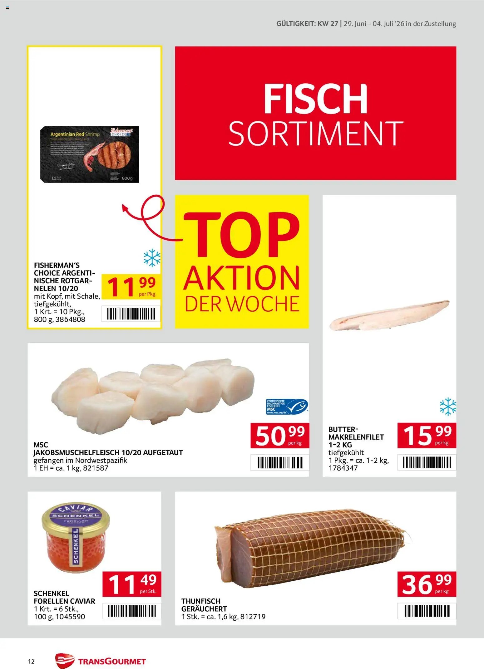 Transgourmet Zustellaktion