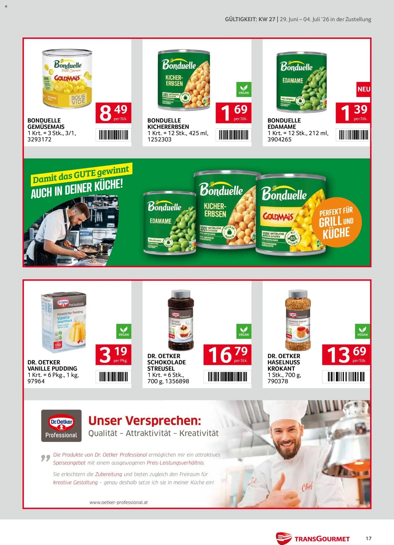Transgourmet Zustellaktion